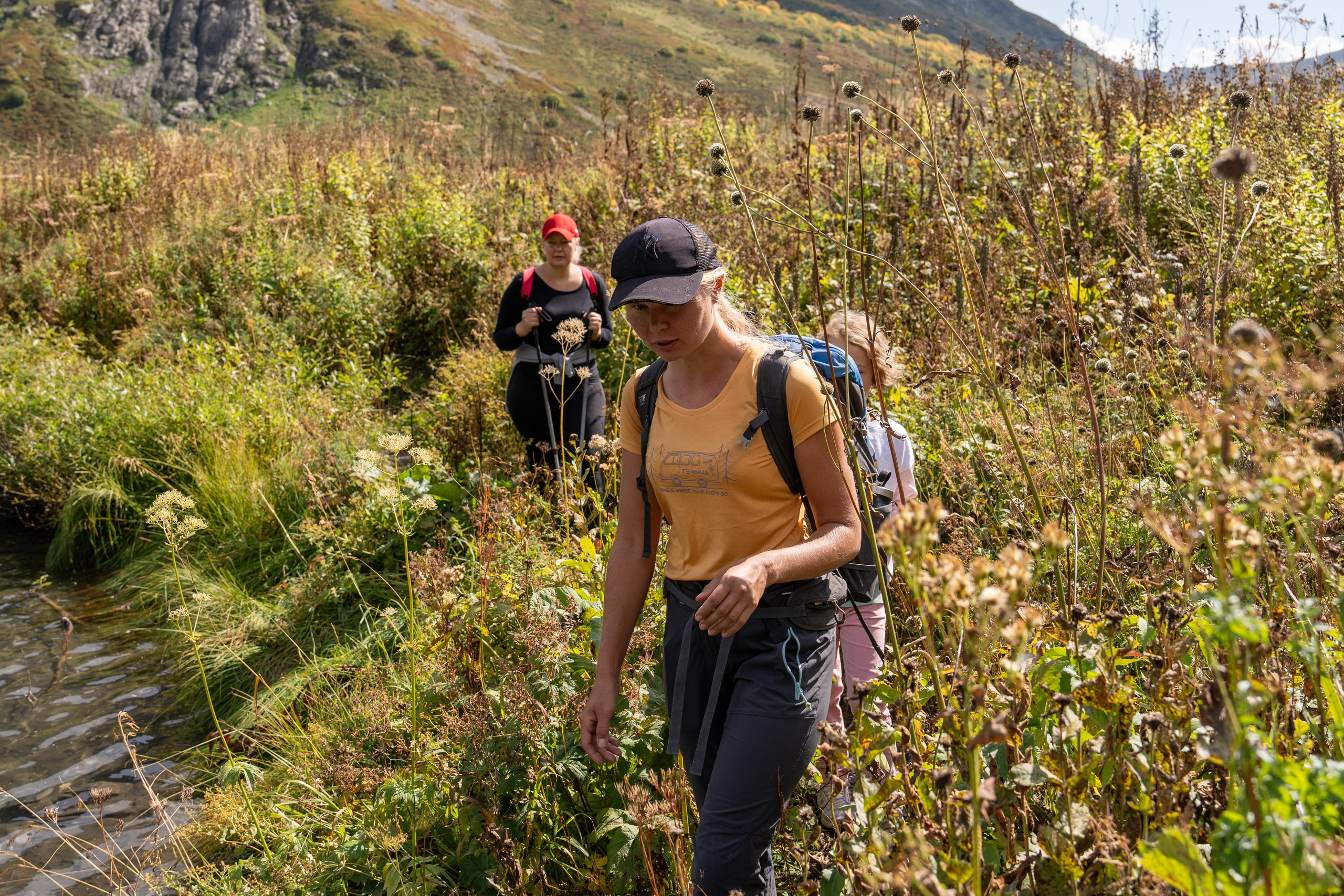 Поход для профсоюза курорта «Газпром Поляна» на Бзерпинский карниз. Репортажный фотограф в Красной Поляне и Сочи Павлюченко Екатерина
