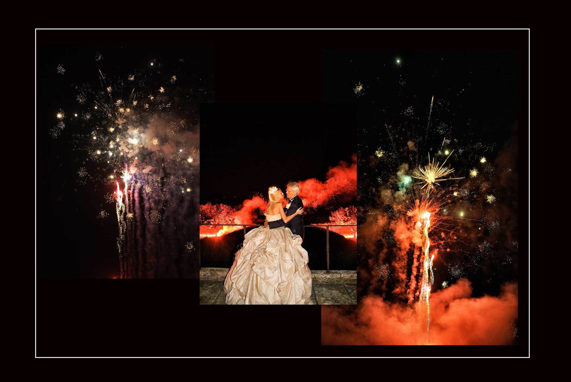 салют на свадьбе , destination wedding, свадьба во Франции