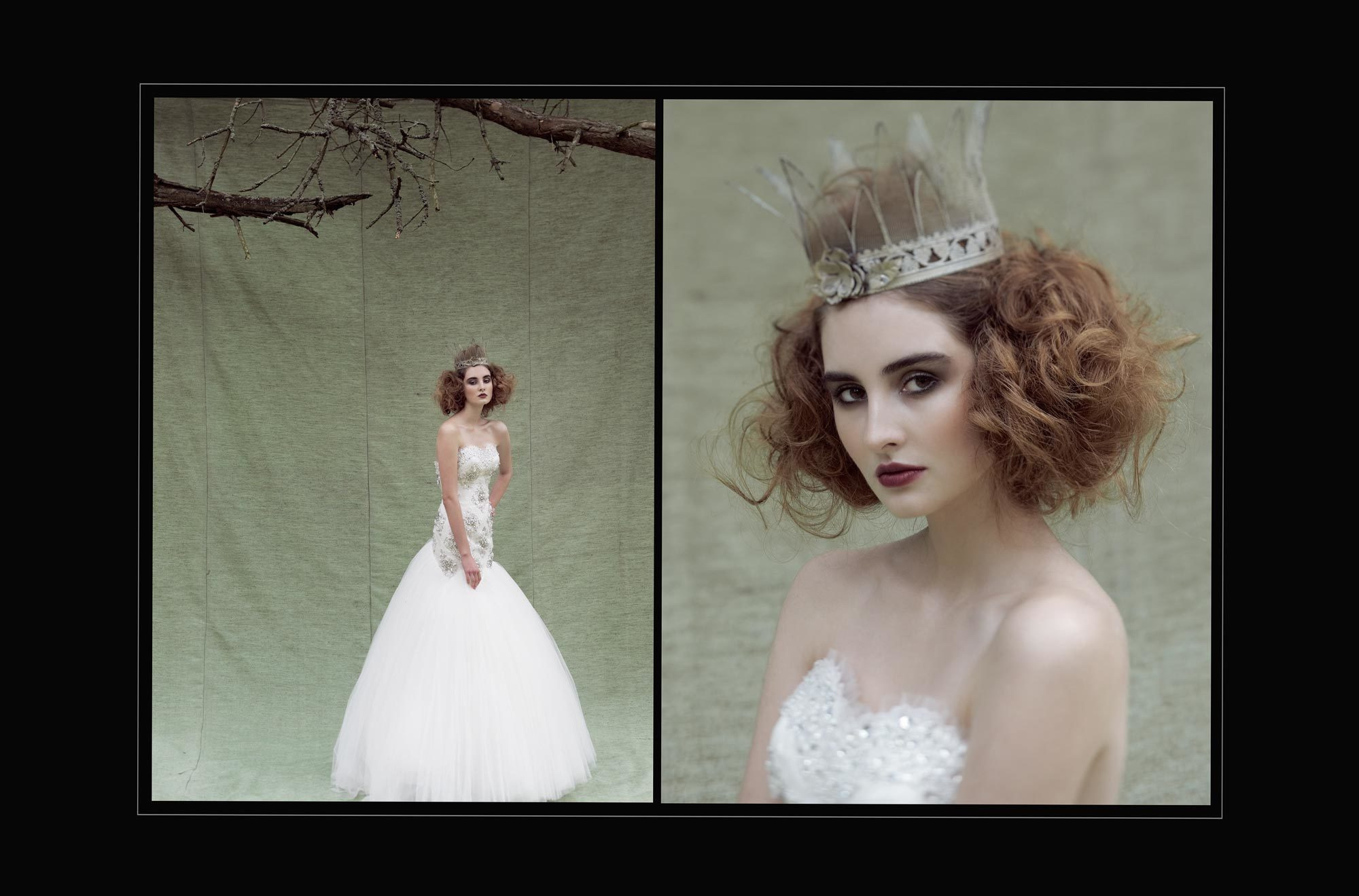 платье Helen Miller, корона Leform