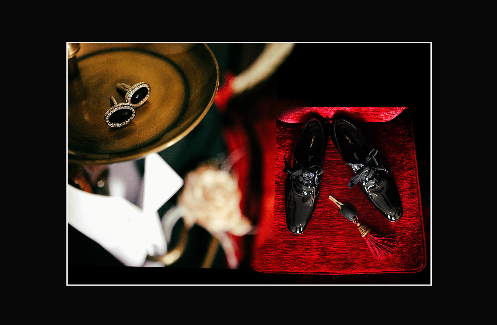 сборы жениха, свадебная фотосессия в номере 