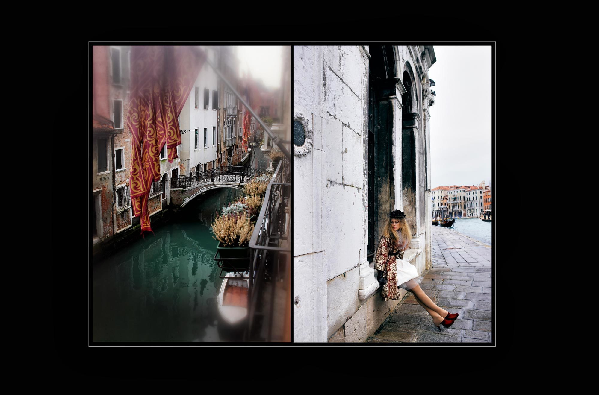 фешн на улицах Венеции