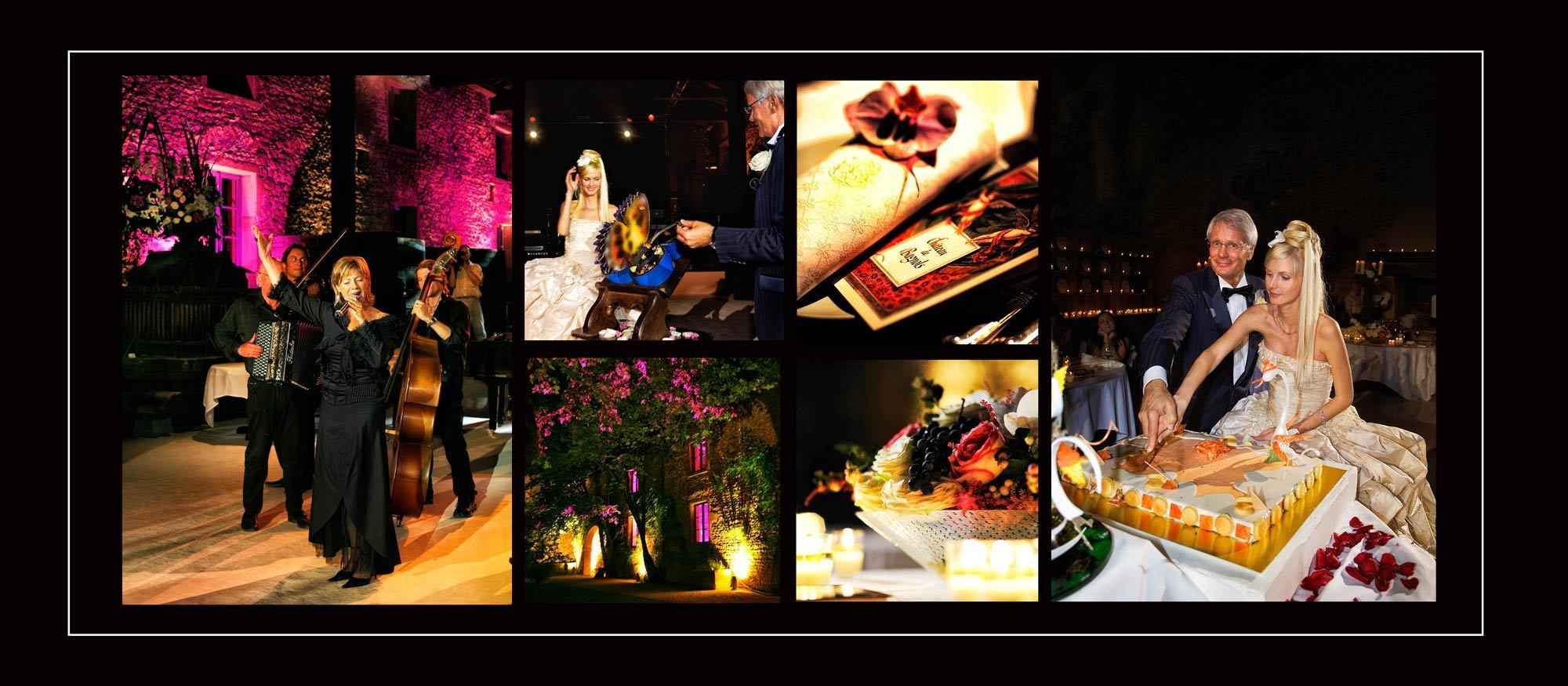 свадебный ужин в "Château de Bagnols"