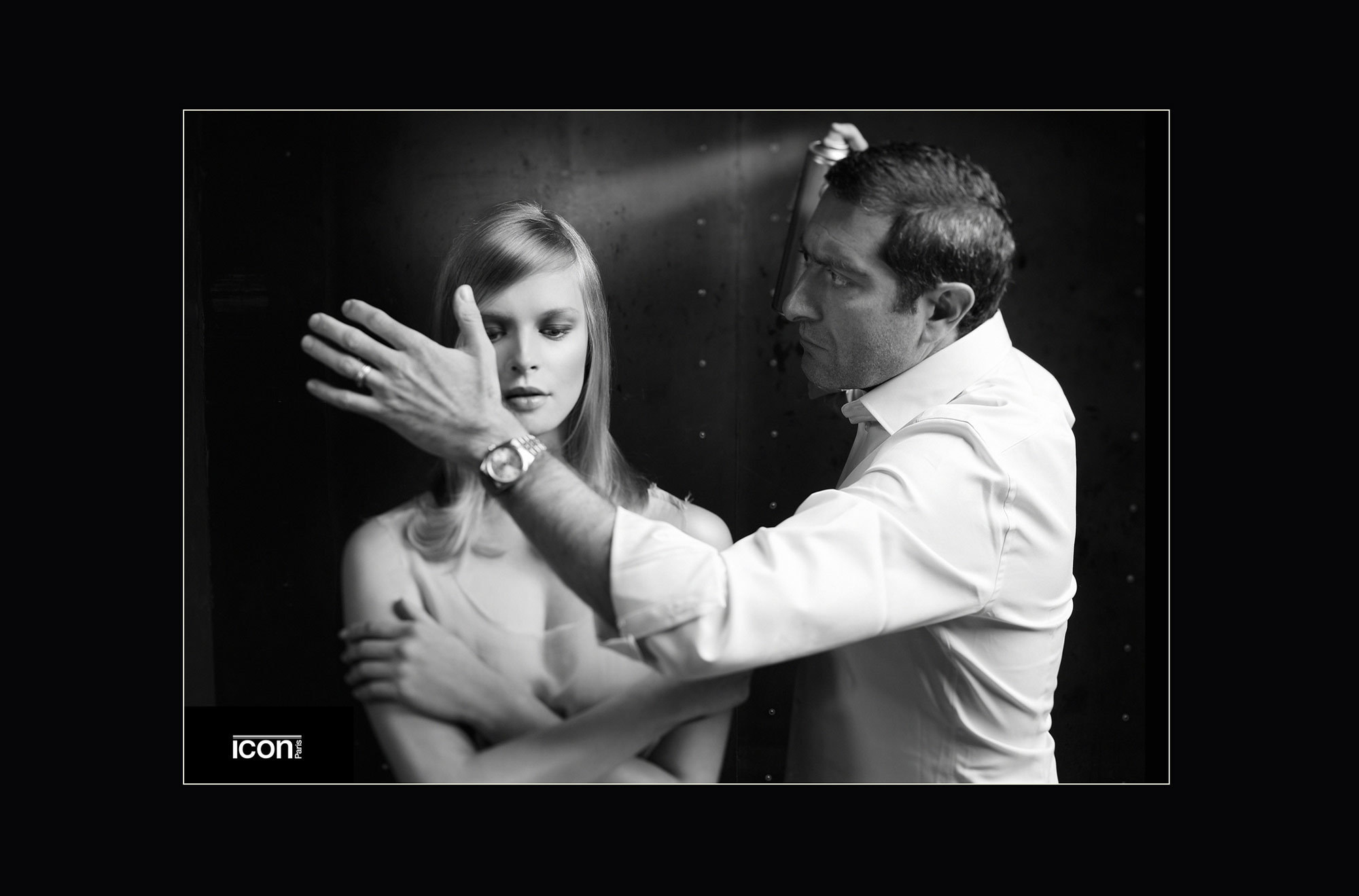 сеть французских салонов красоты, бэкстейдж с работы над образом