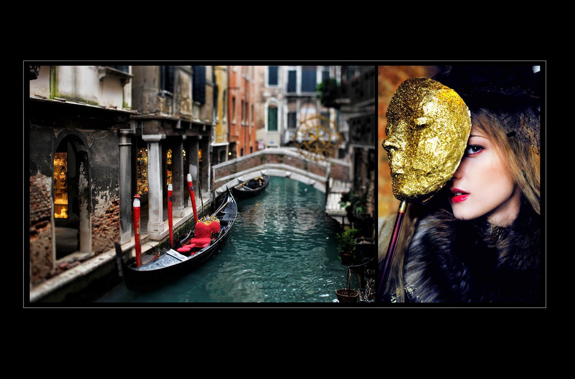 улицы Венеции, венецианская маска