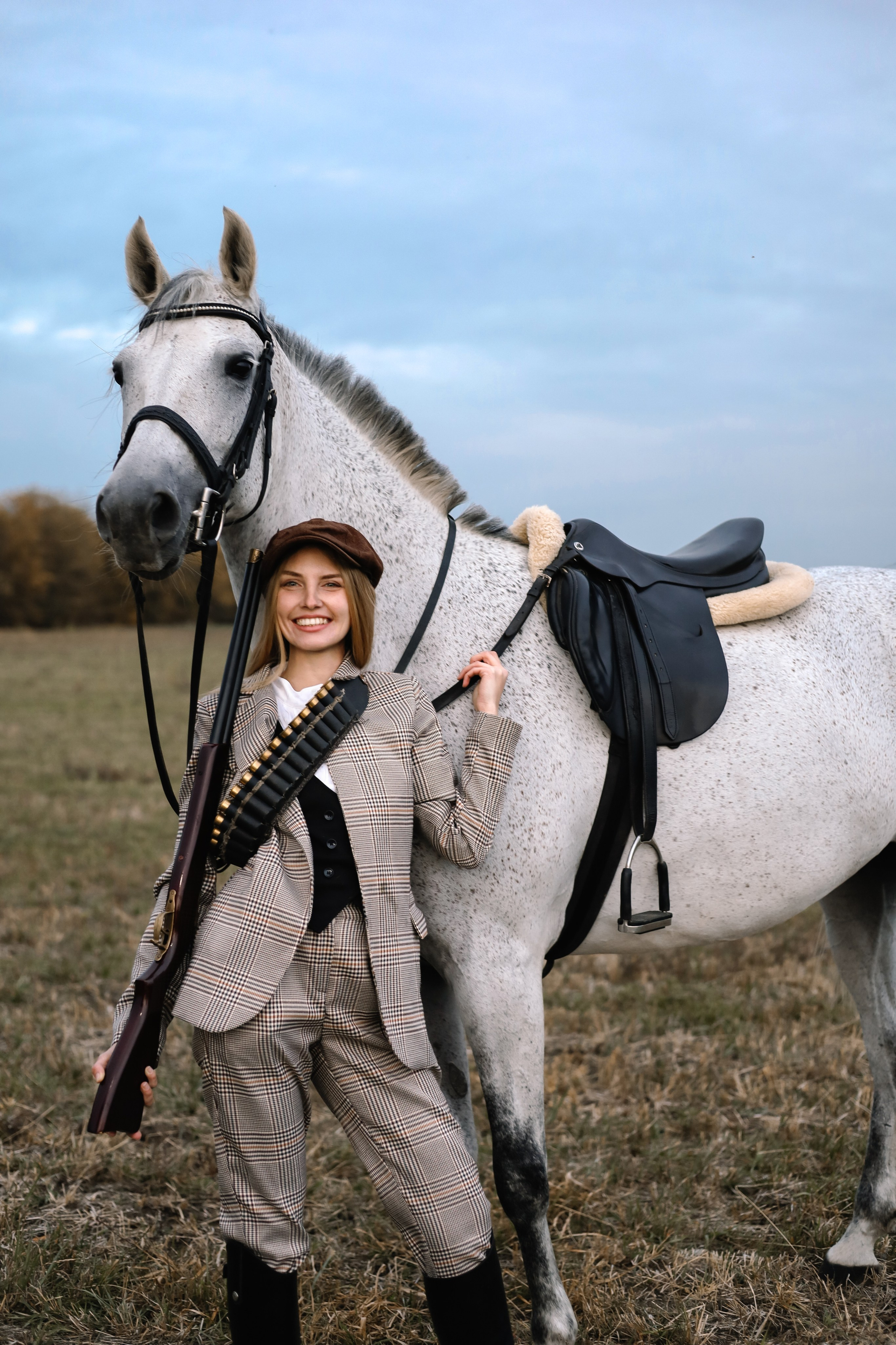 Фотопроект «Охота» с лошадью Куклой. Семейный и конный фотограф в Краснодарском крае и Адыгее