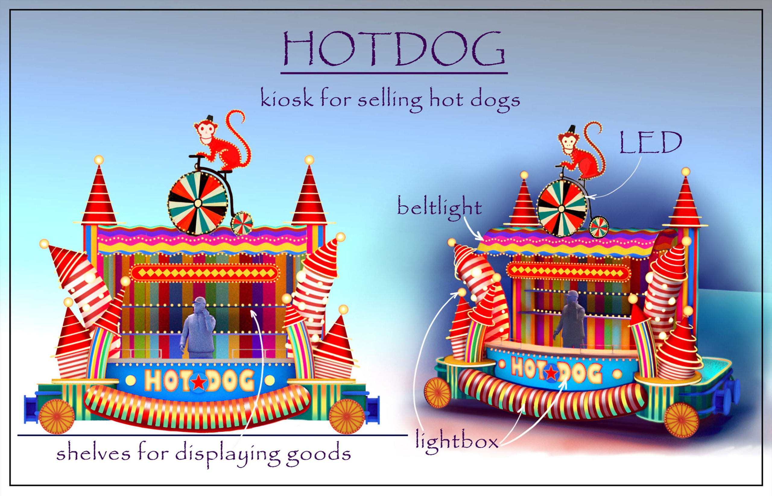 THEMED PARK. Munina Dina. Set design portfolio