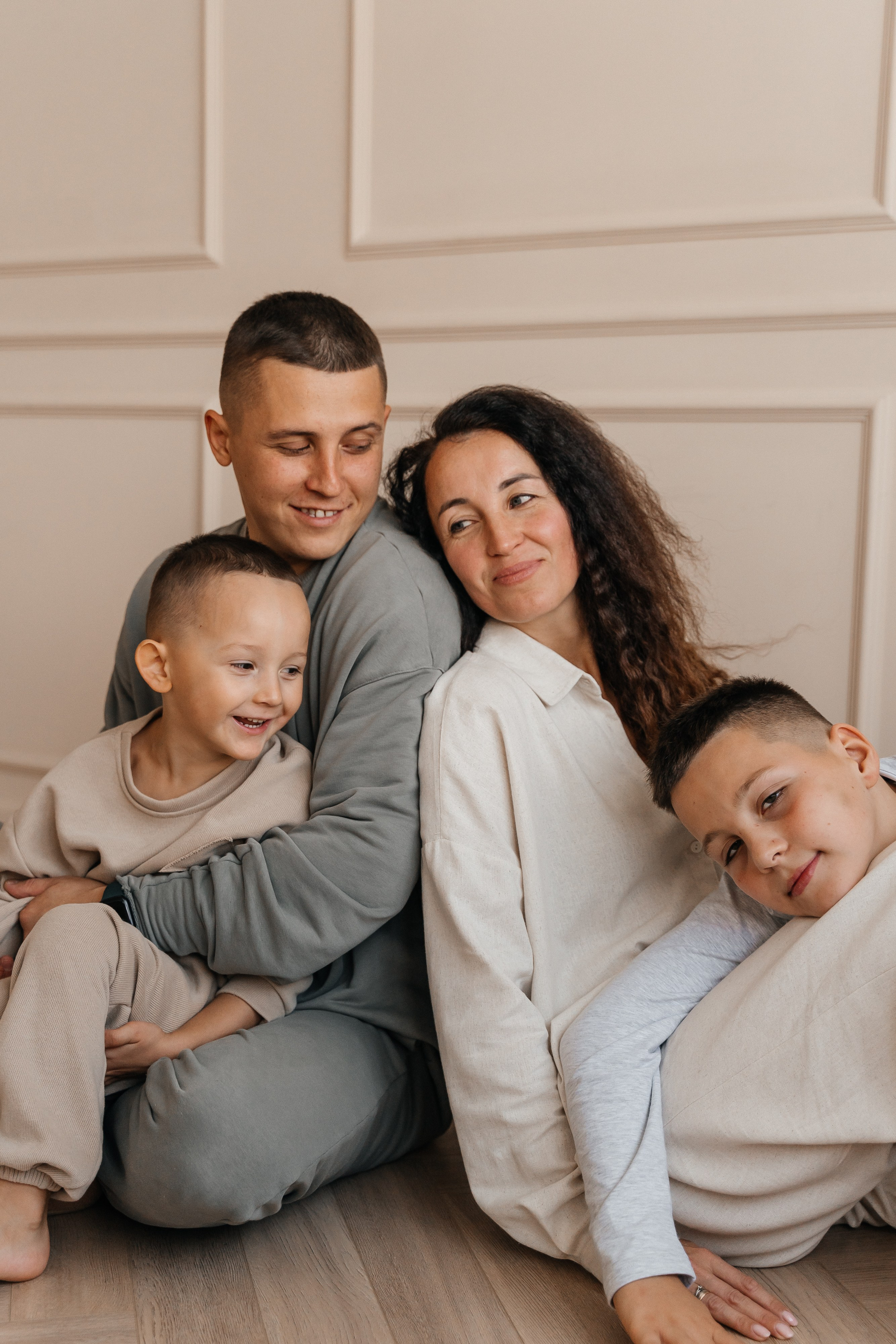 Илья, Вера, Сёма и Дима. Волик Мария