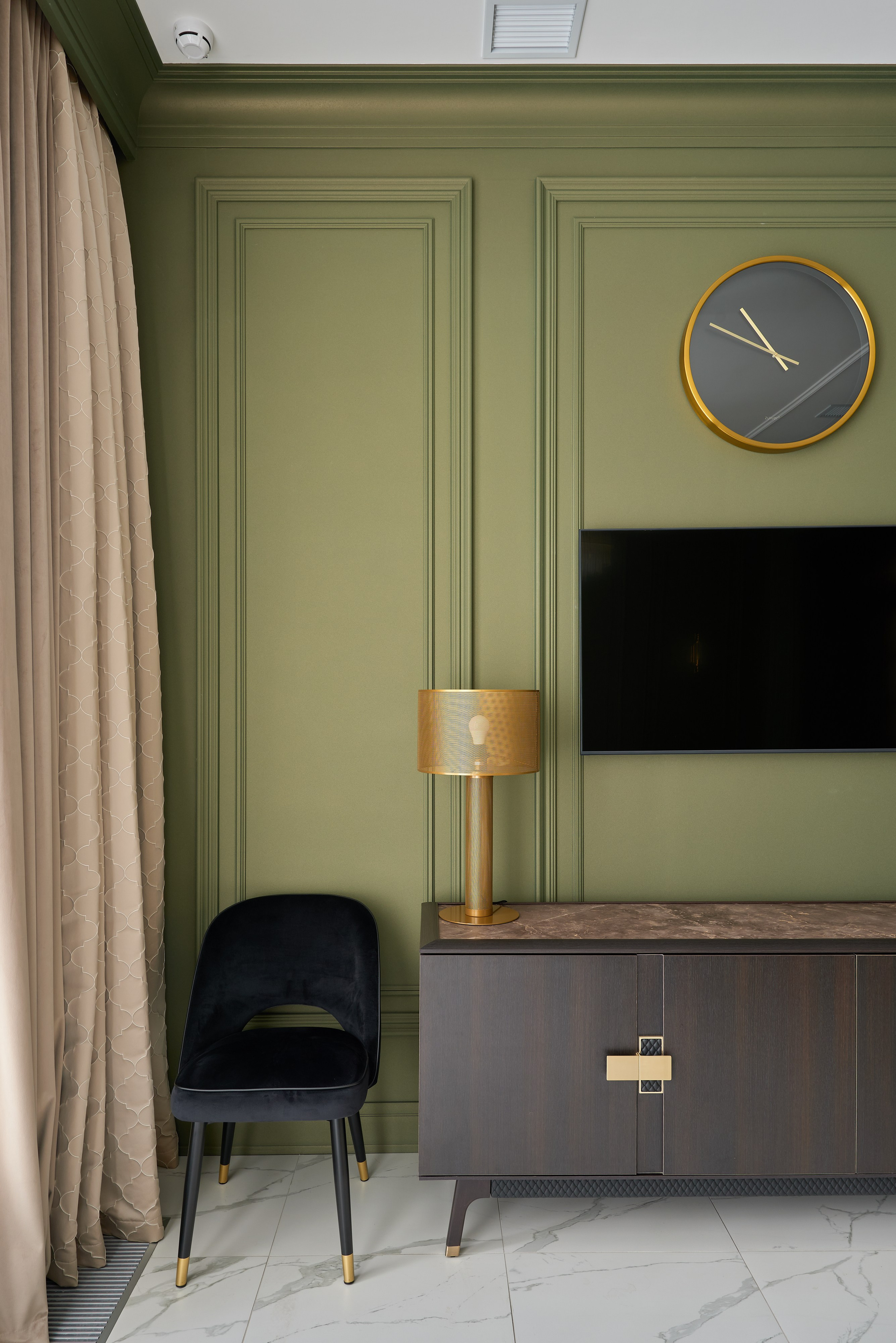 Зеленая комната, Магнитогорск. Абросимов Лев интерьерный и архитектурный фотограф