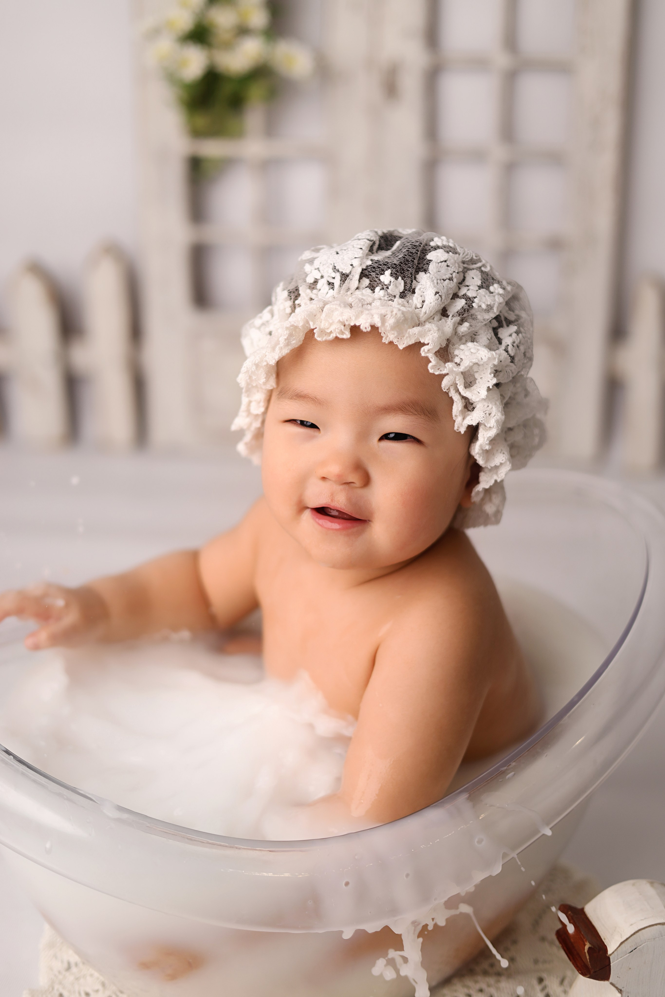 Фотосъемка одного годика Валерии. Фотограф новорожденных Москва. Ньюборн фотограф Москва