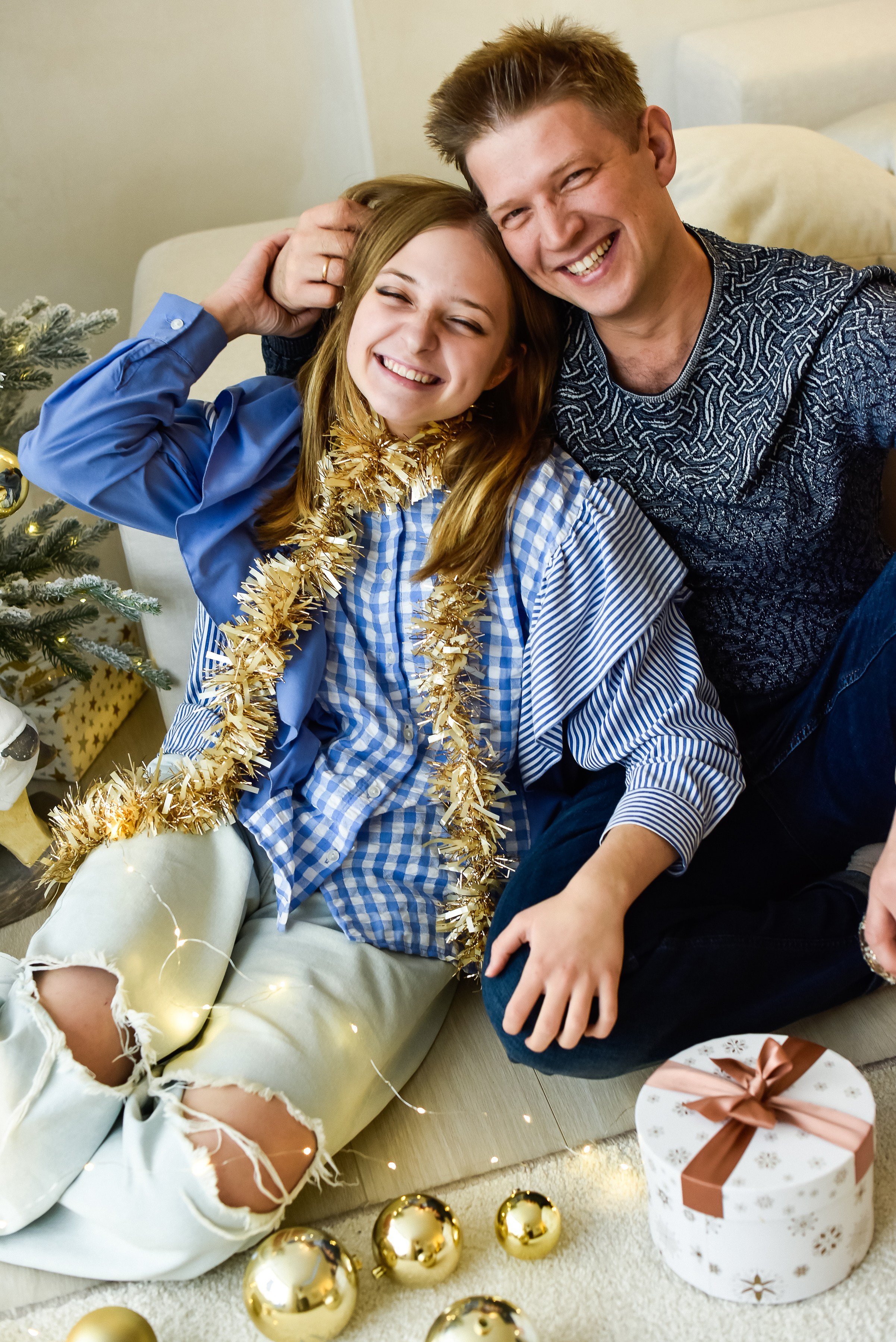 Семья Александра и его девочек)