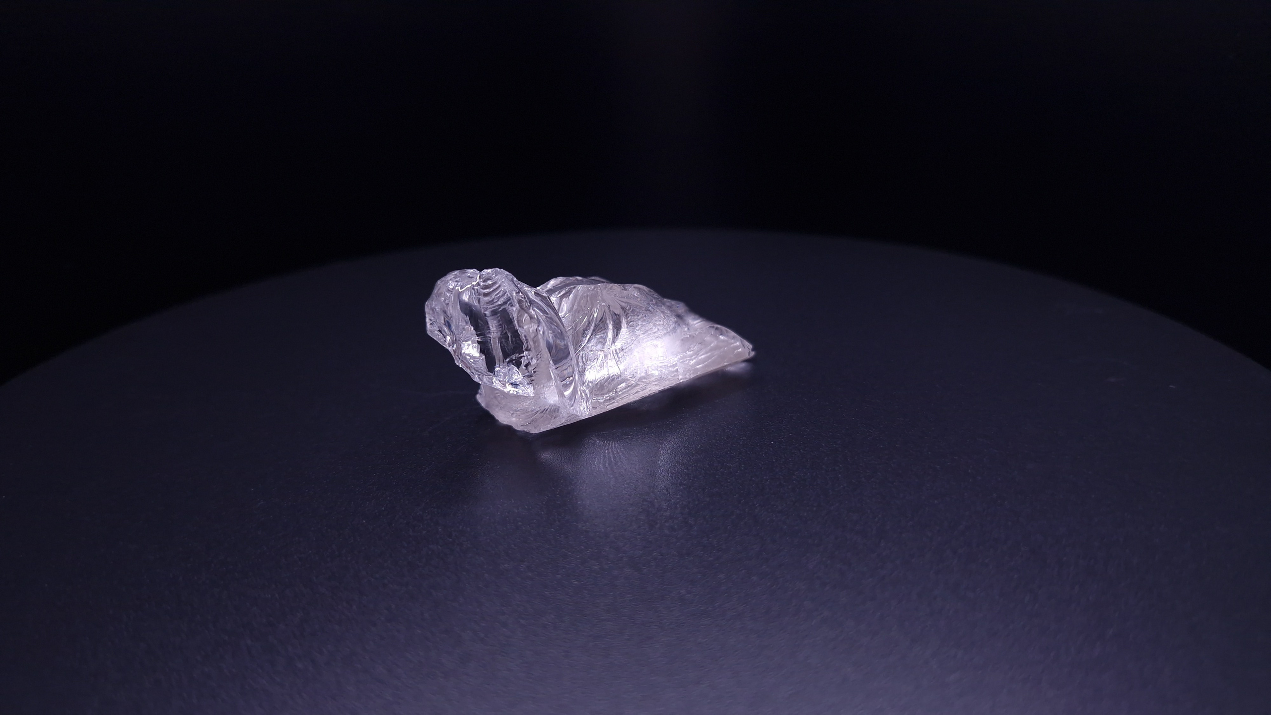 YAG белый гранат 32.59 гр. YAG garnet иттрий алюминиевый гранат ИАГ