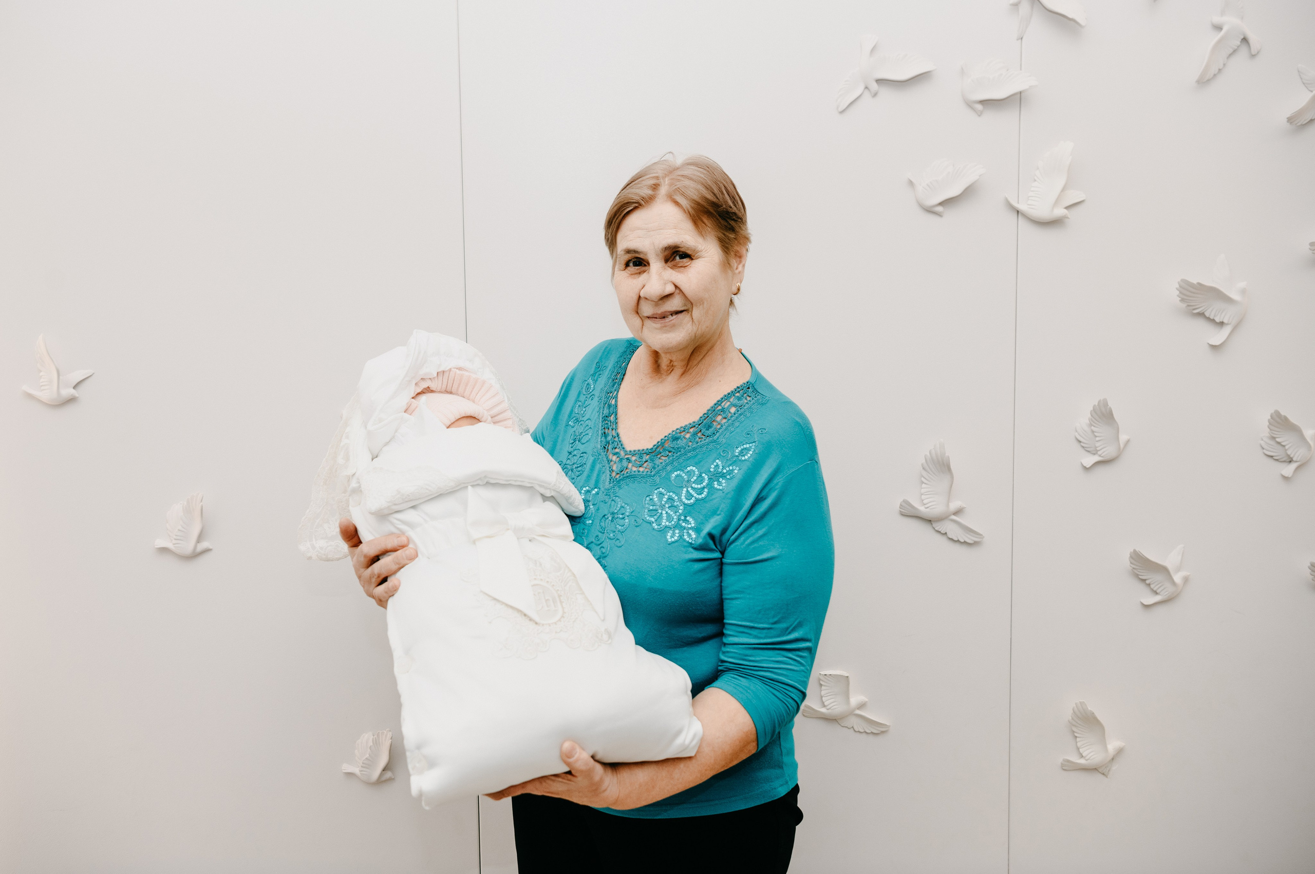 Выписка Арины. 4 роддом. Фотограф на выписку из роддома в Москве и МО