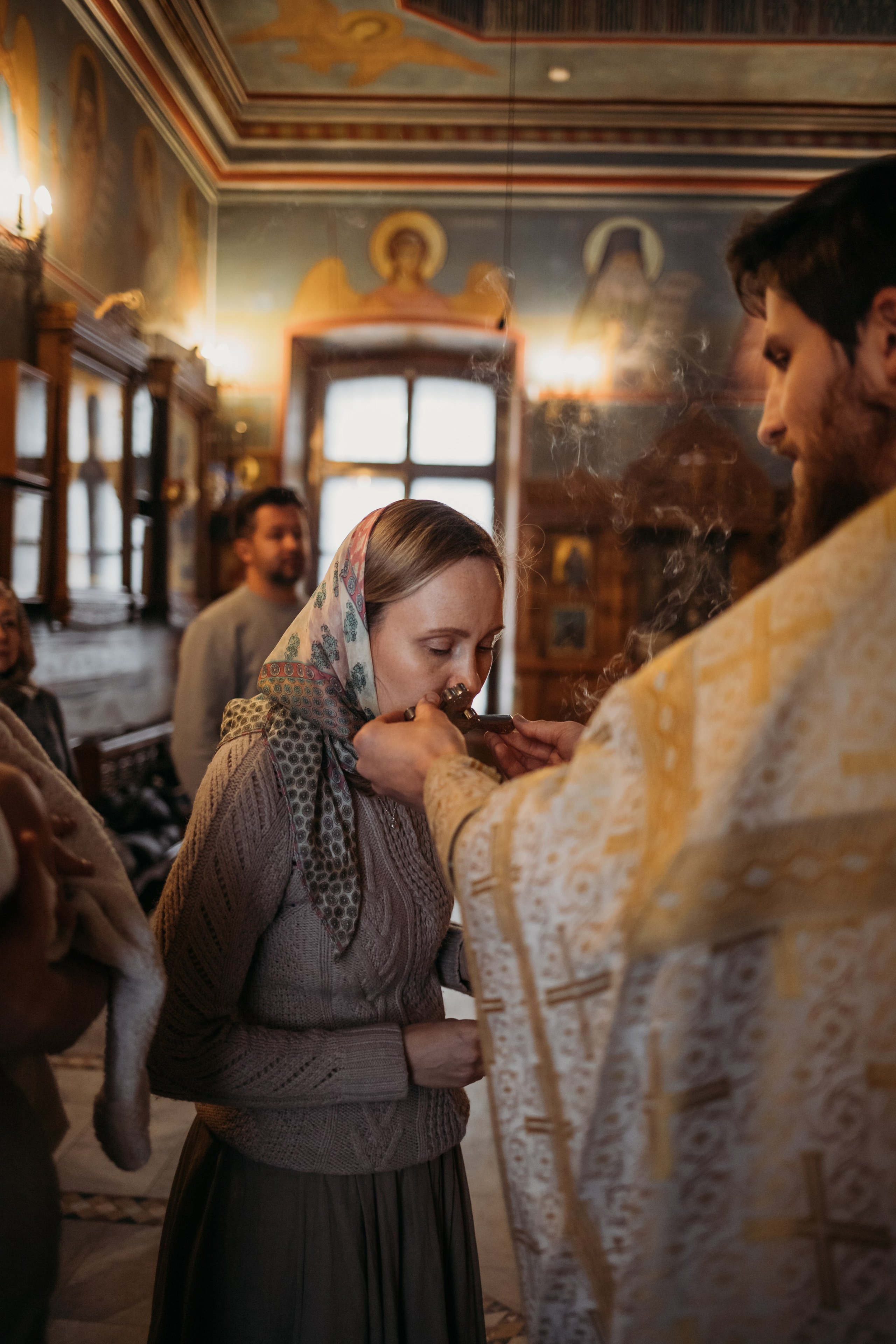 Крещение Тимофея. Семейный и детский фотограф в Москве Александра Нараевская