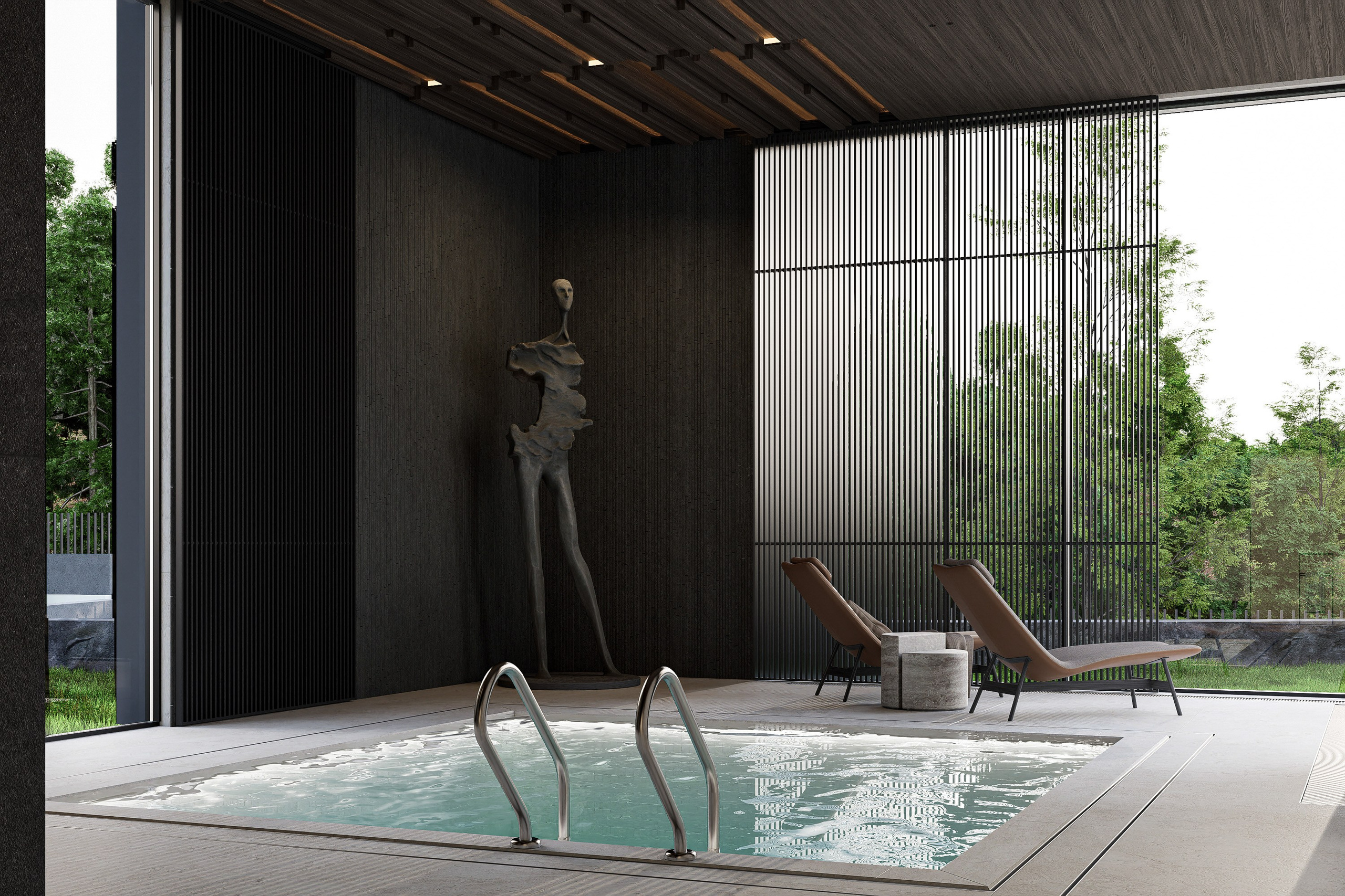 Загородный дом Благовещенск_интерьер_для сайта. Архитектурно-дизайнерское бюро ROOMS