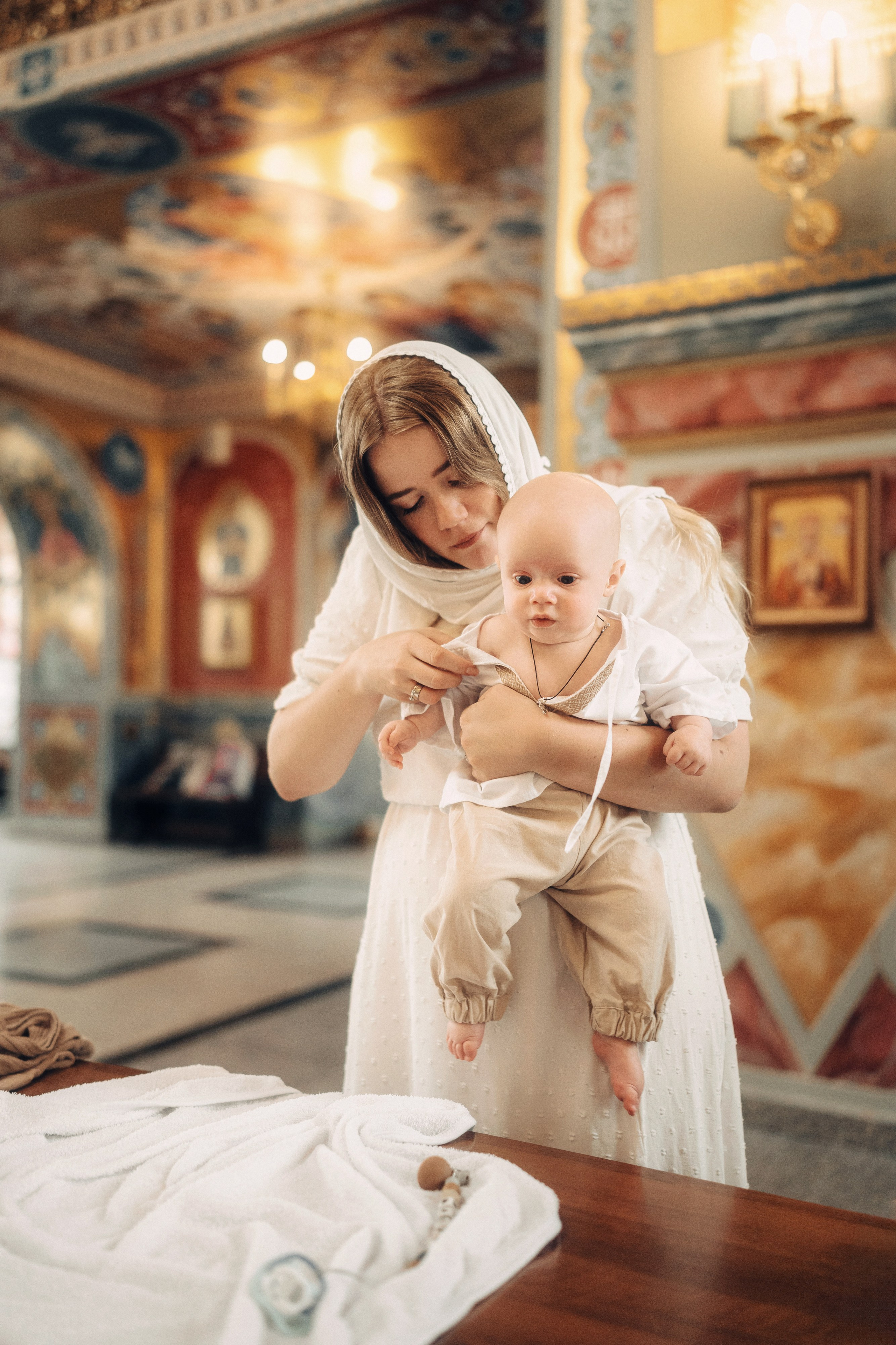 Крещение в храме Всецарица. Свадебный и репортажный фотограф в Воронеже Роман Янко