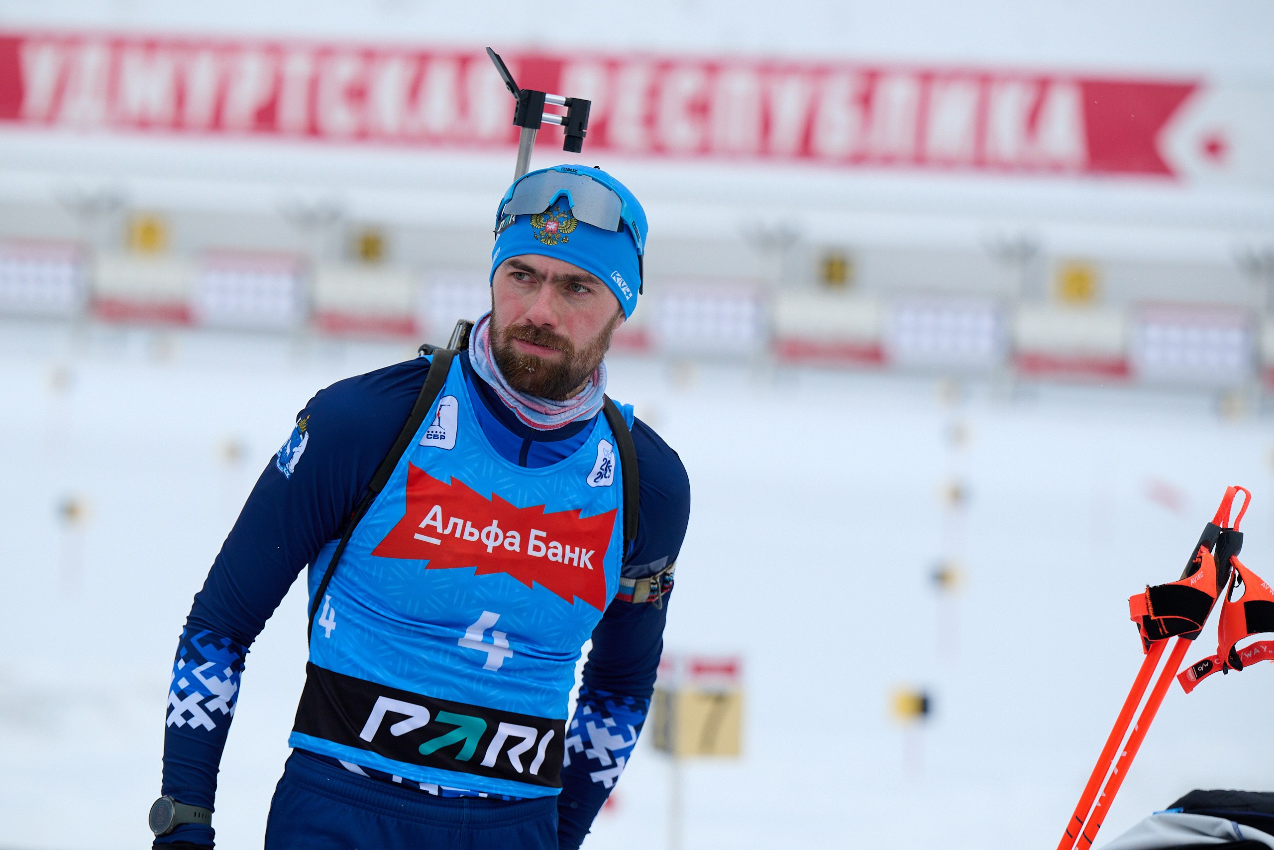 Биатлон. Чемпионат России — 2024/2025, 3-й этап, Ижевск. Ижевская винтовка. Спортивный репортажный фотограф в Ижевске Сергей Мерзляков