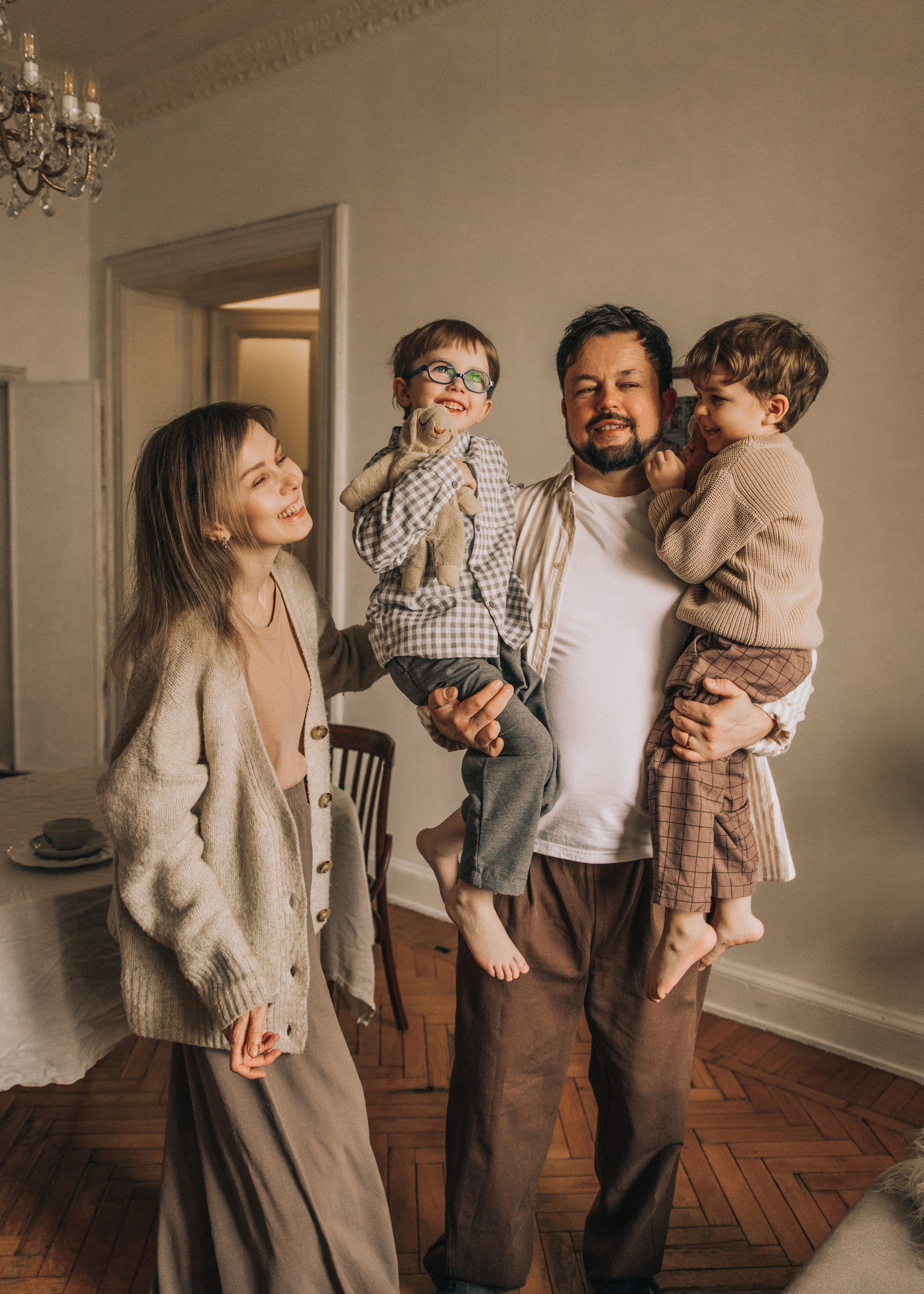 Маша, Игорь, Лева и Матвей. Семейный фотограф В Москве Александра Дейкун