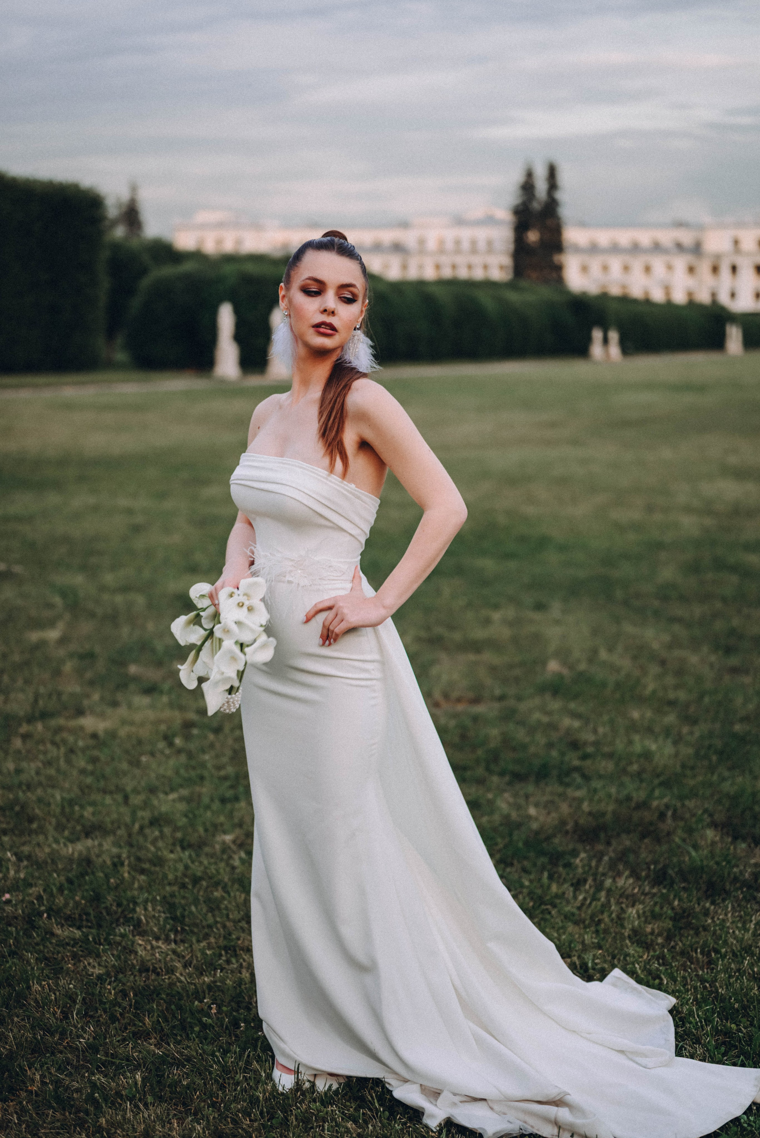 Невеста в Архангельском. Фотограф Анастасия Монах