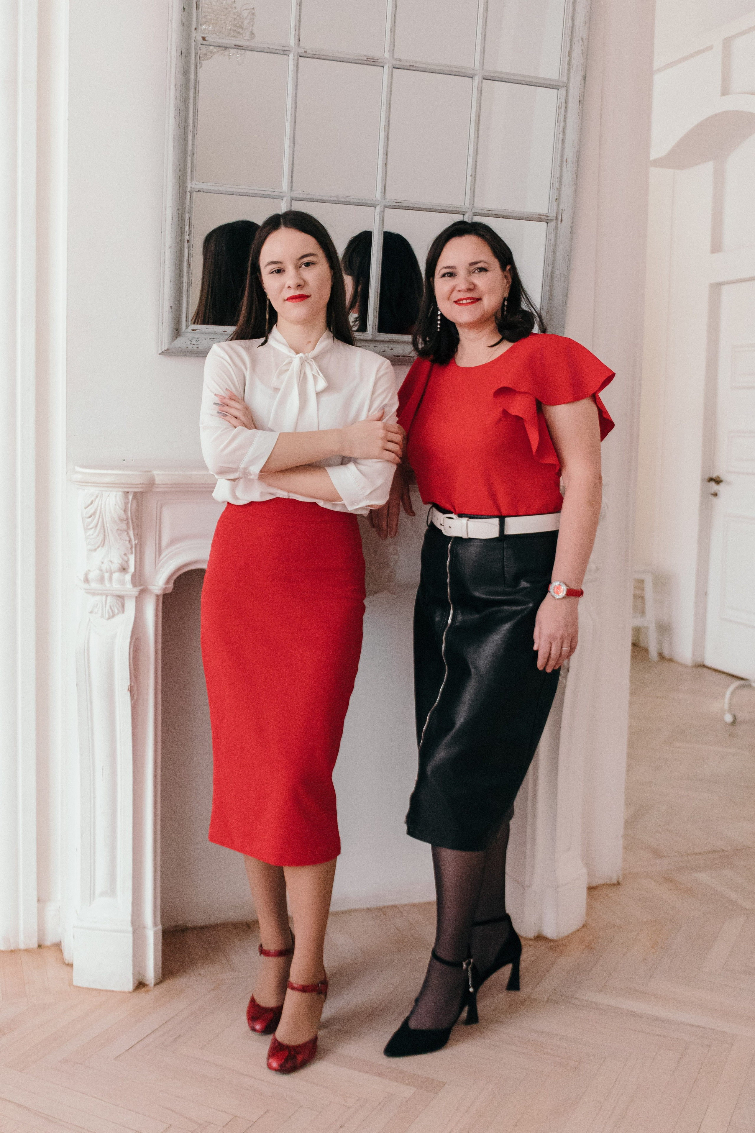 Семья в красном. Фотограф Елена Балакина (Челябинск)