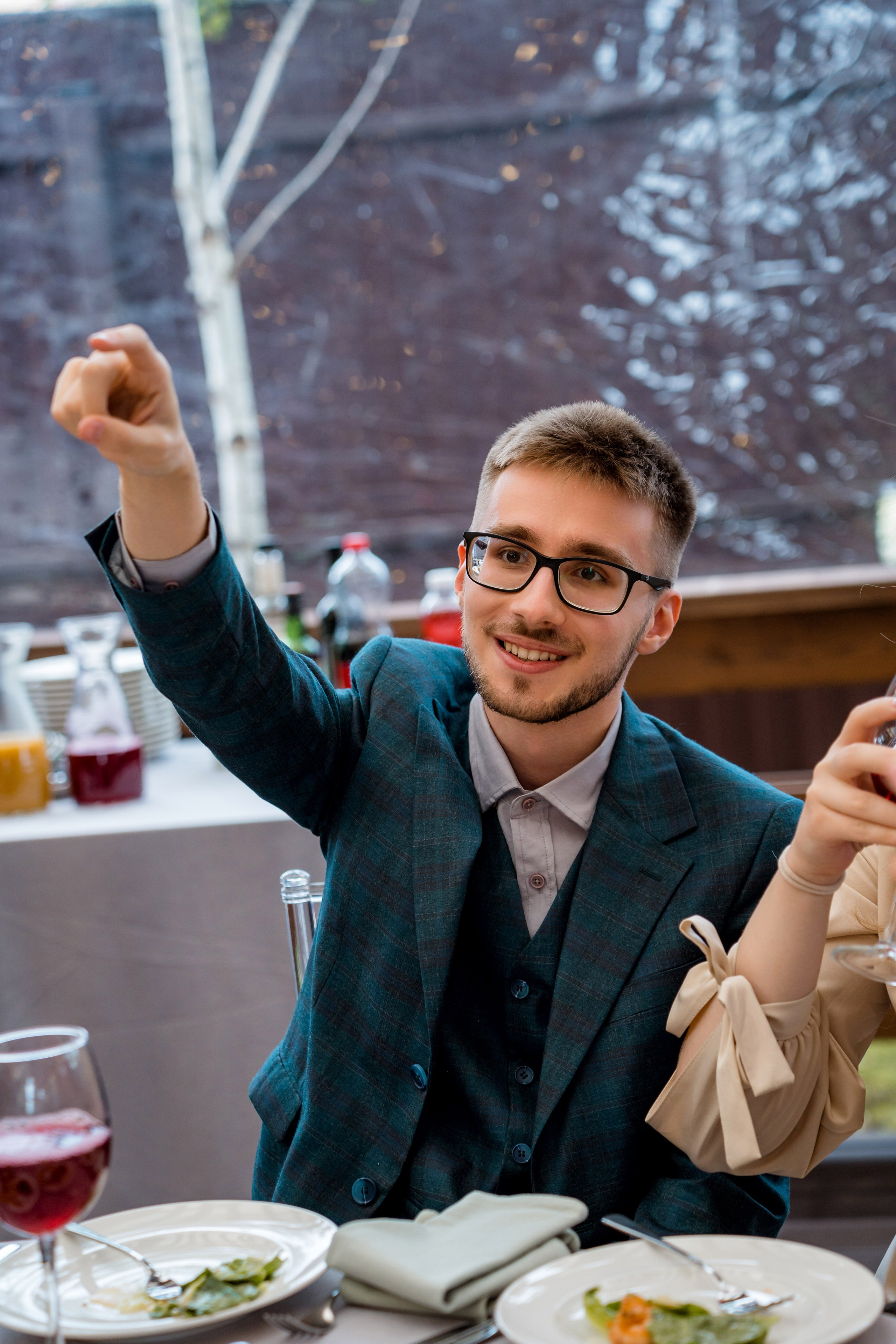 Иван и Дарья. Свадебный банкет, Теплица парк. Фотограф и видеограф в Москве и Московской области Мария Вишня