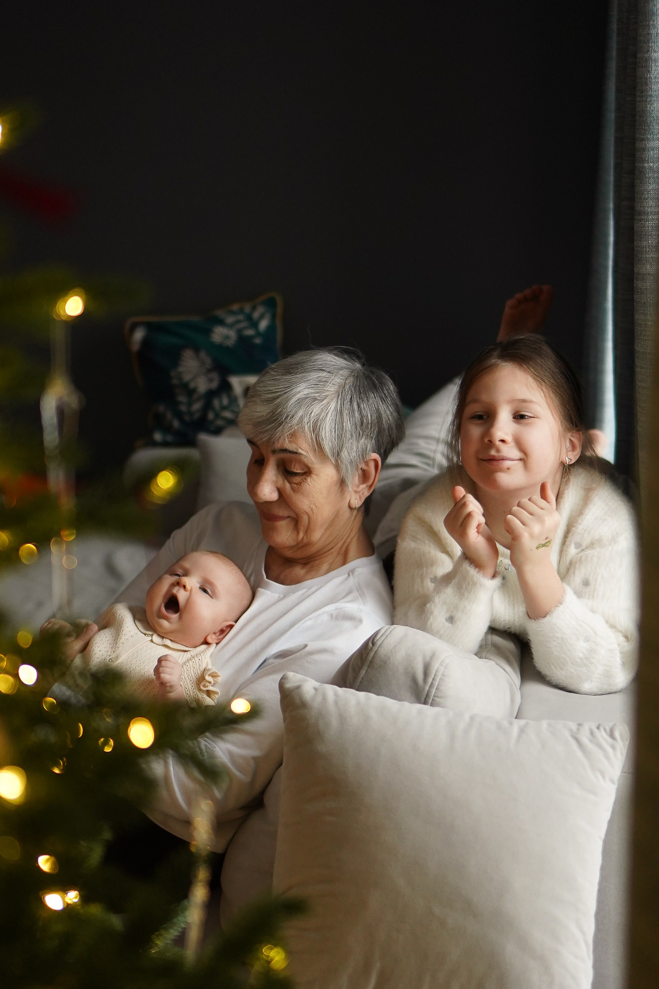 Новый год вчетвером. Семейный фотограф в Москве Коровушкина Наталья. Съемка контента