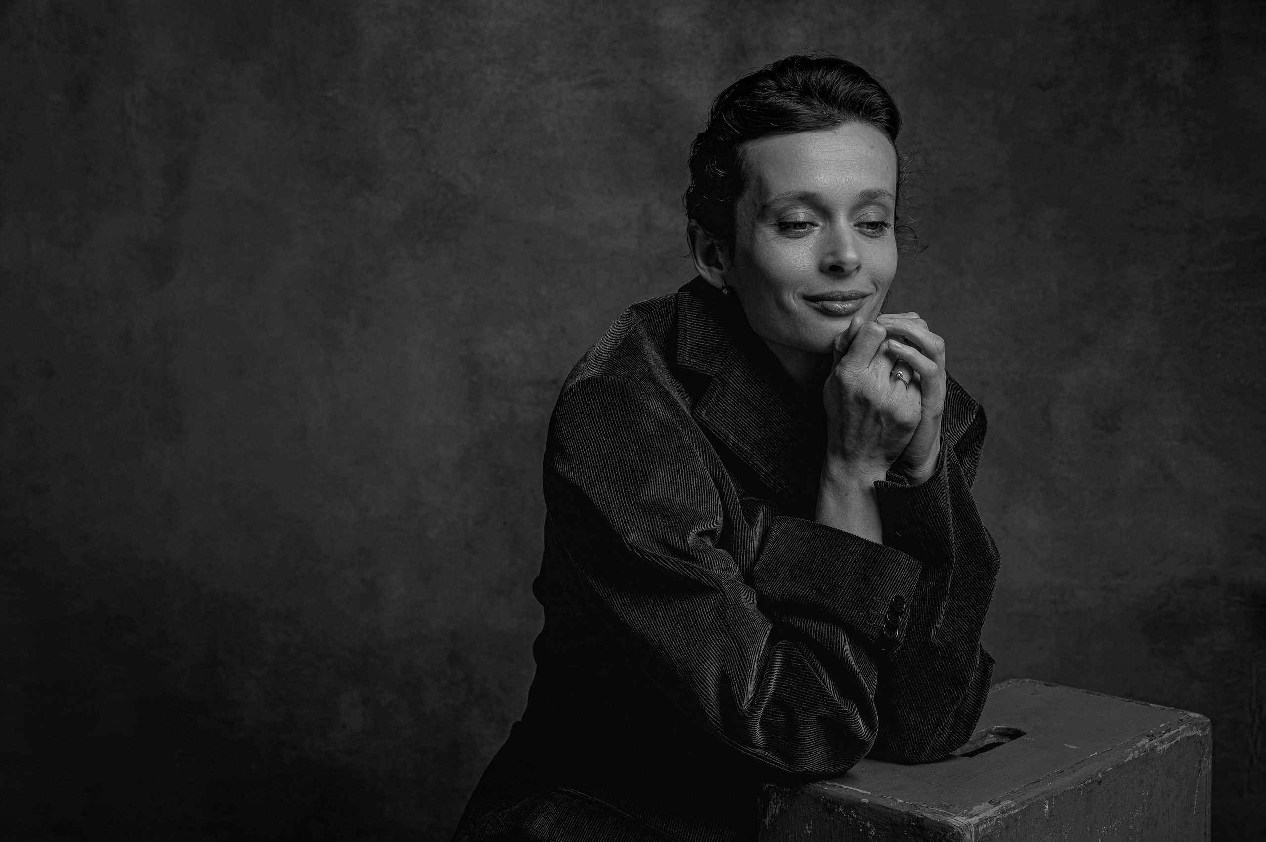 Студийная съемка для актрисы Кристины Каковкиной. Портретный фотограф в Москве Ковалева Валентина