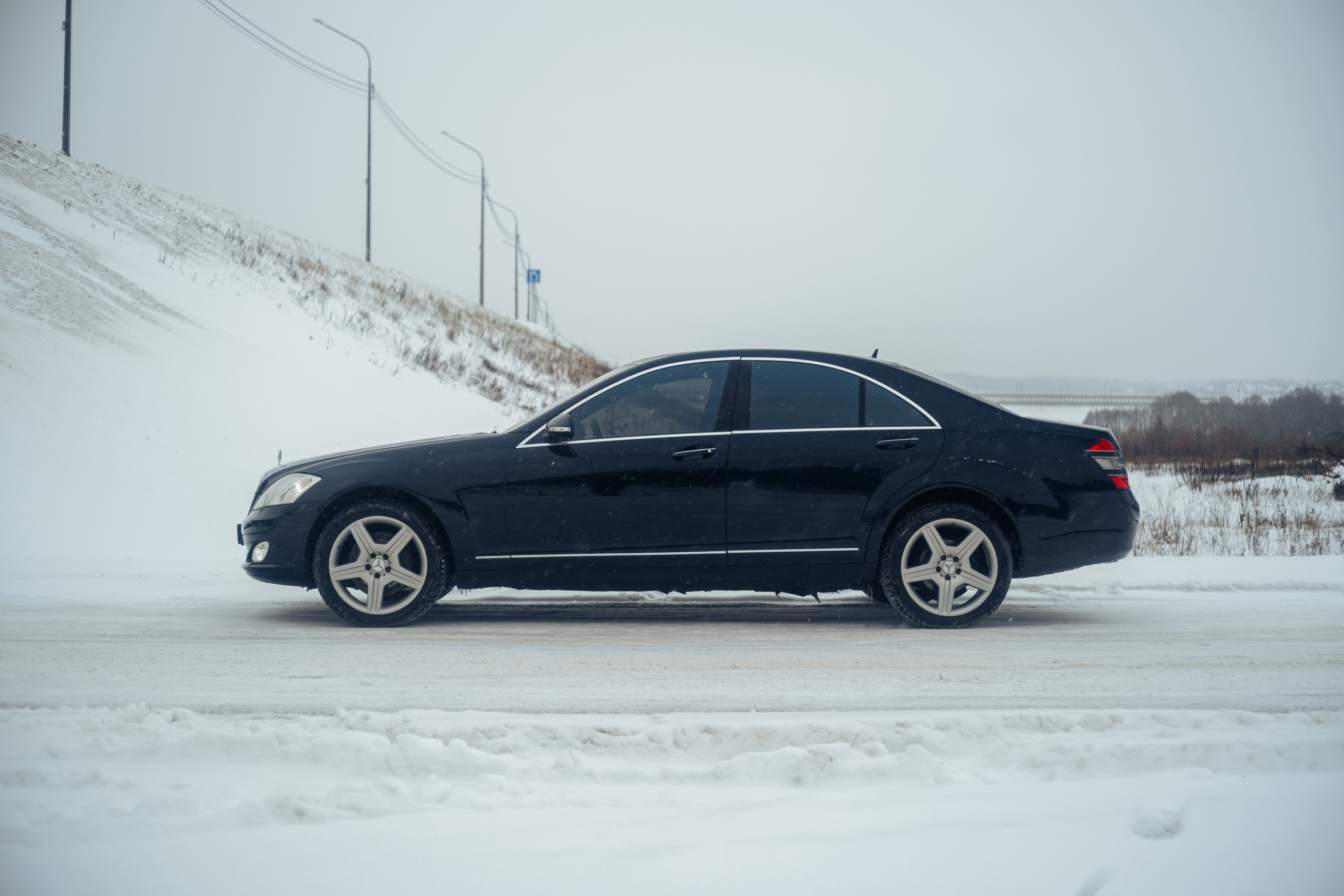 Автомобильная фото-сессия Mercedes-Benz S-class W221 в Калуге