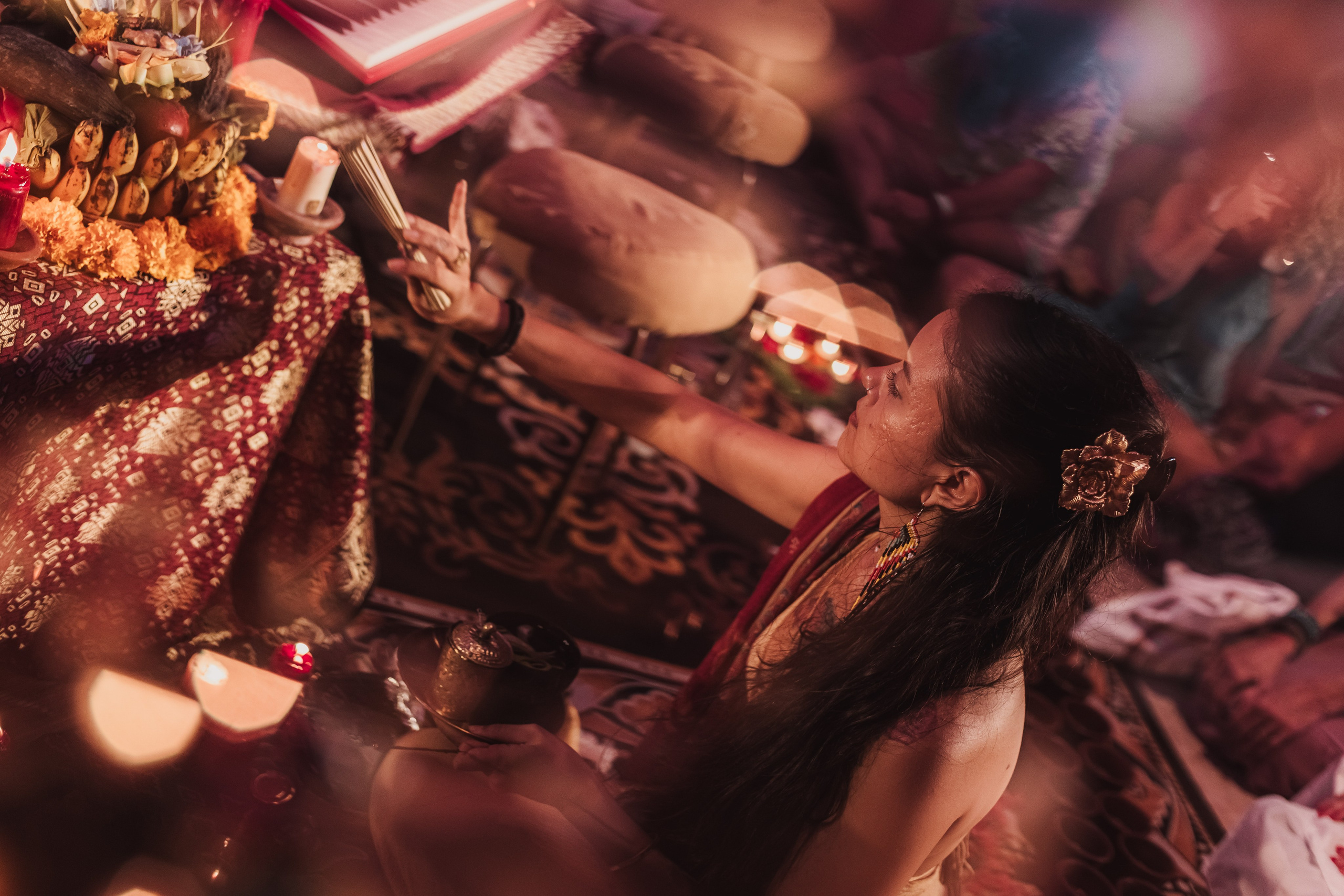 Hanuman Project kirtan at Alchemy april. Mariam Bagdasaryan