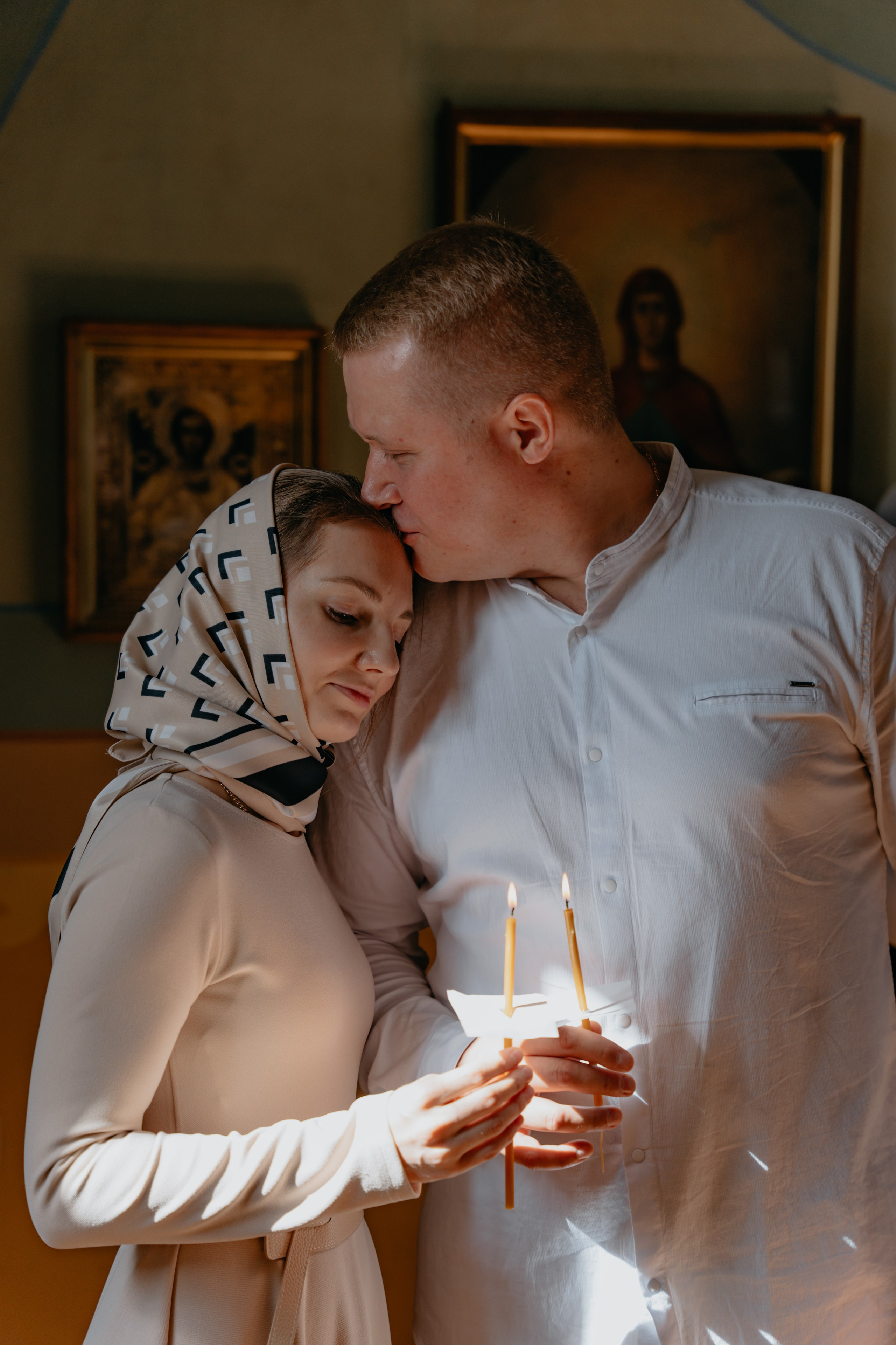 Таинство крещения в Трифоновом Монастыре