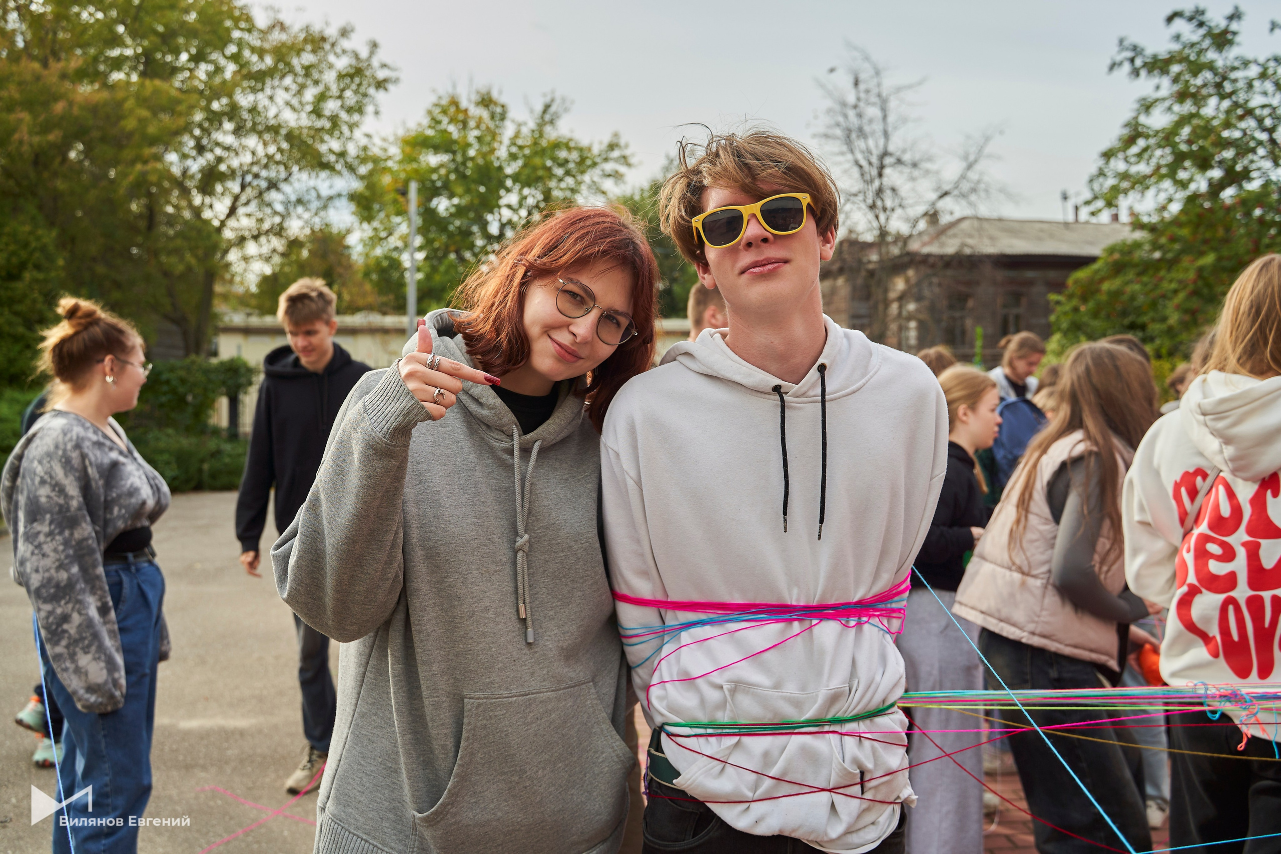Мероприятие «Веревка» для первокурсников ННГАСУ. Репортажный фотограф Вилянов Евгений. Нижний Новгород