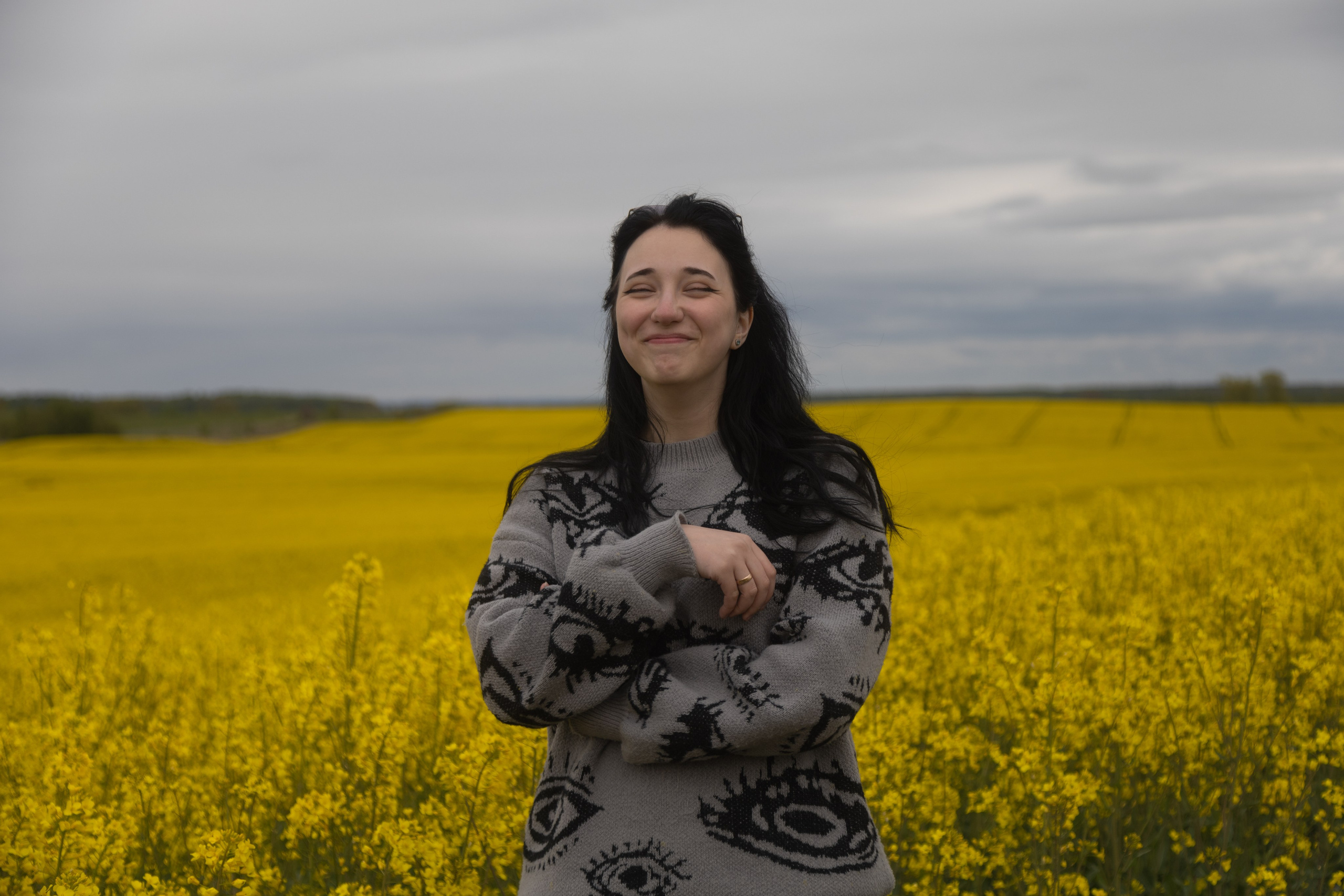 Полина Л — (Рапсовое поле). — Digital Noise —