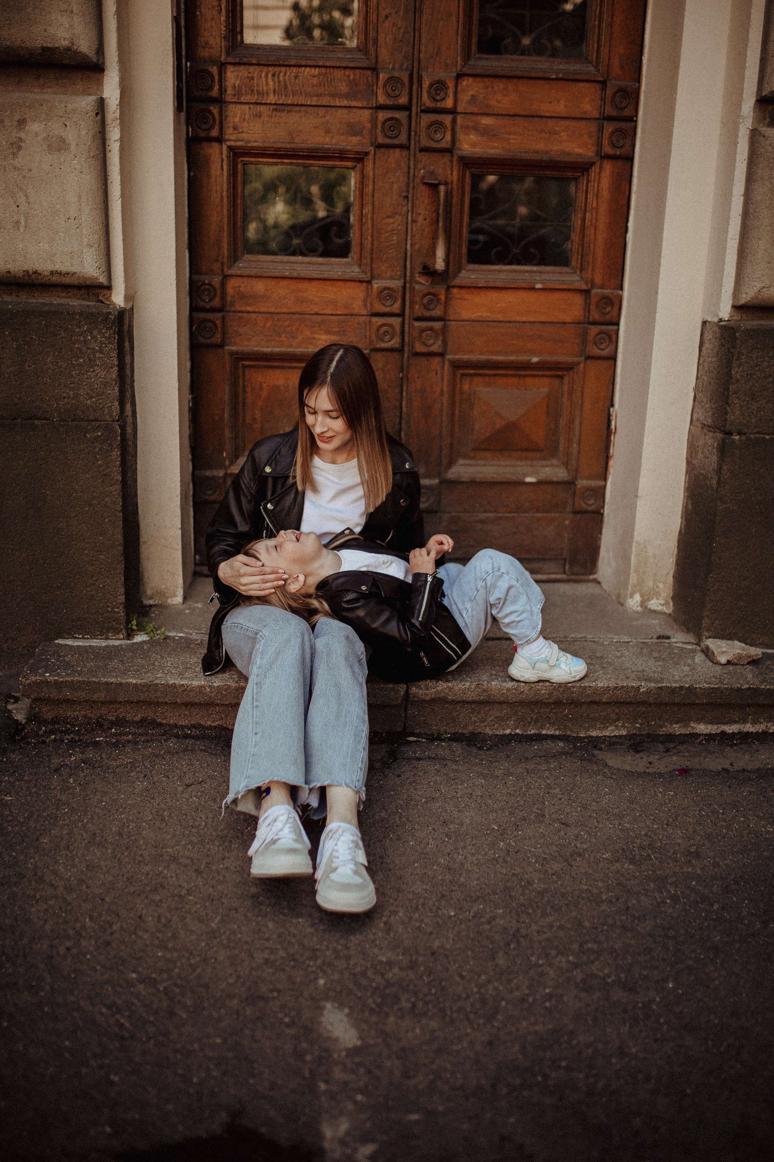 Елена и Алёна Петроградская сторона. Семейный и Свадебный фотограф в Санкт-Петербурге Плохая Екатерина