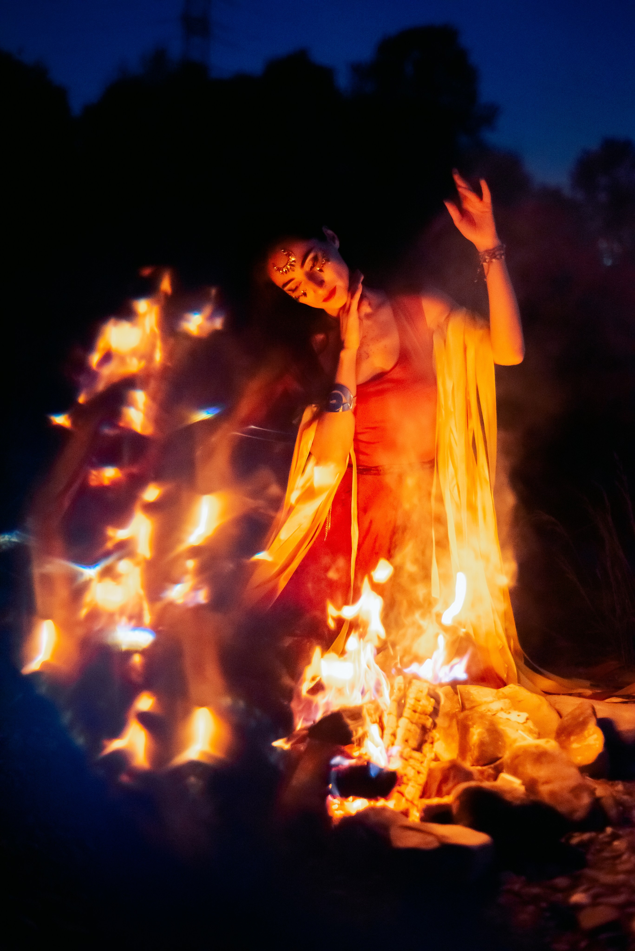 У костра. Семейный и женский фотограф Лоо Краснодар Сочи Энем Татьяна Трибурт