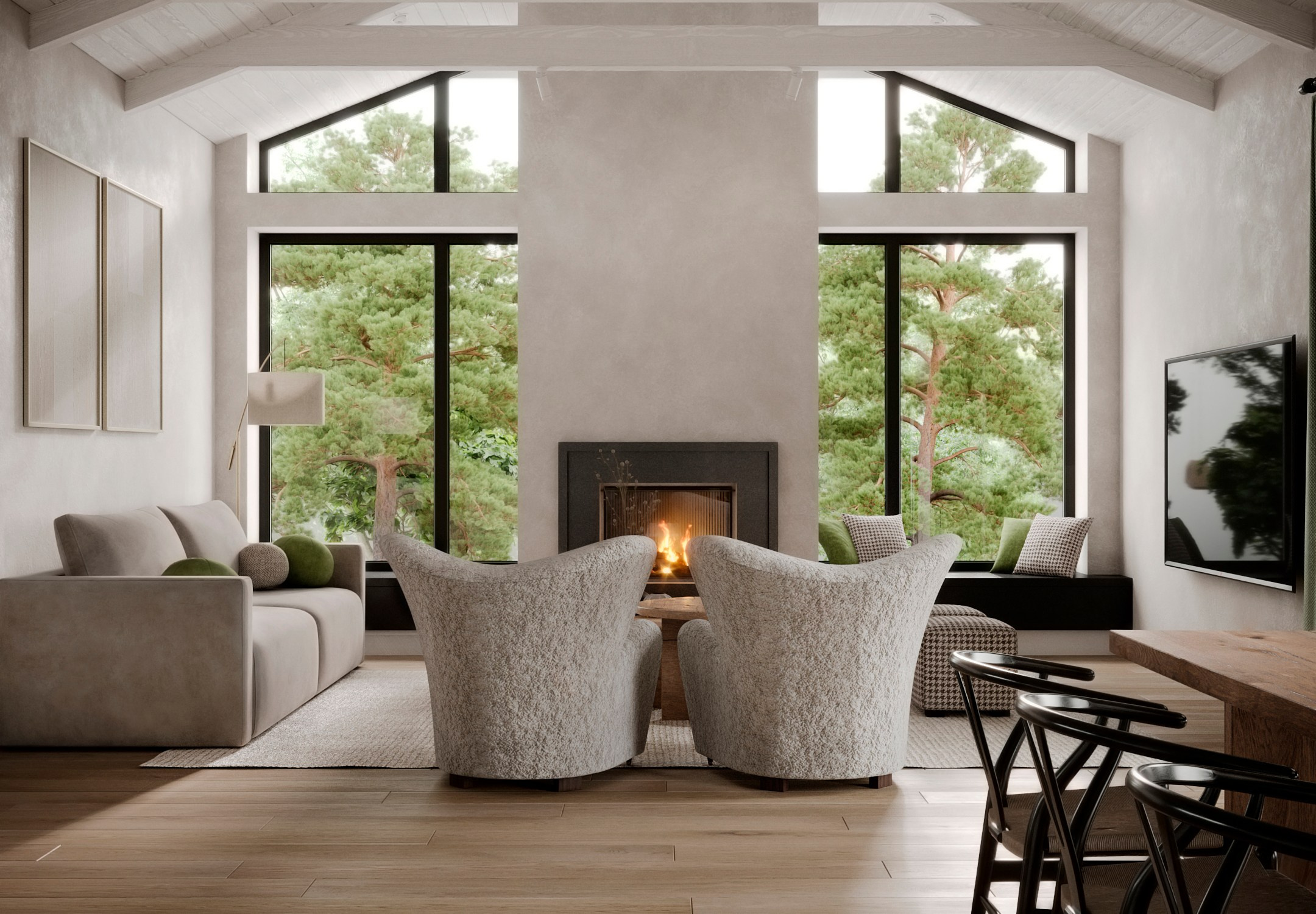 Запах соснового леса. MIRRO STUDIO Дизайн интерьера и реализация под ключ Варшава