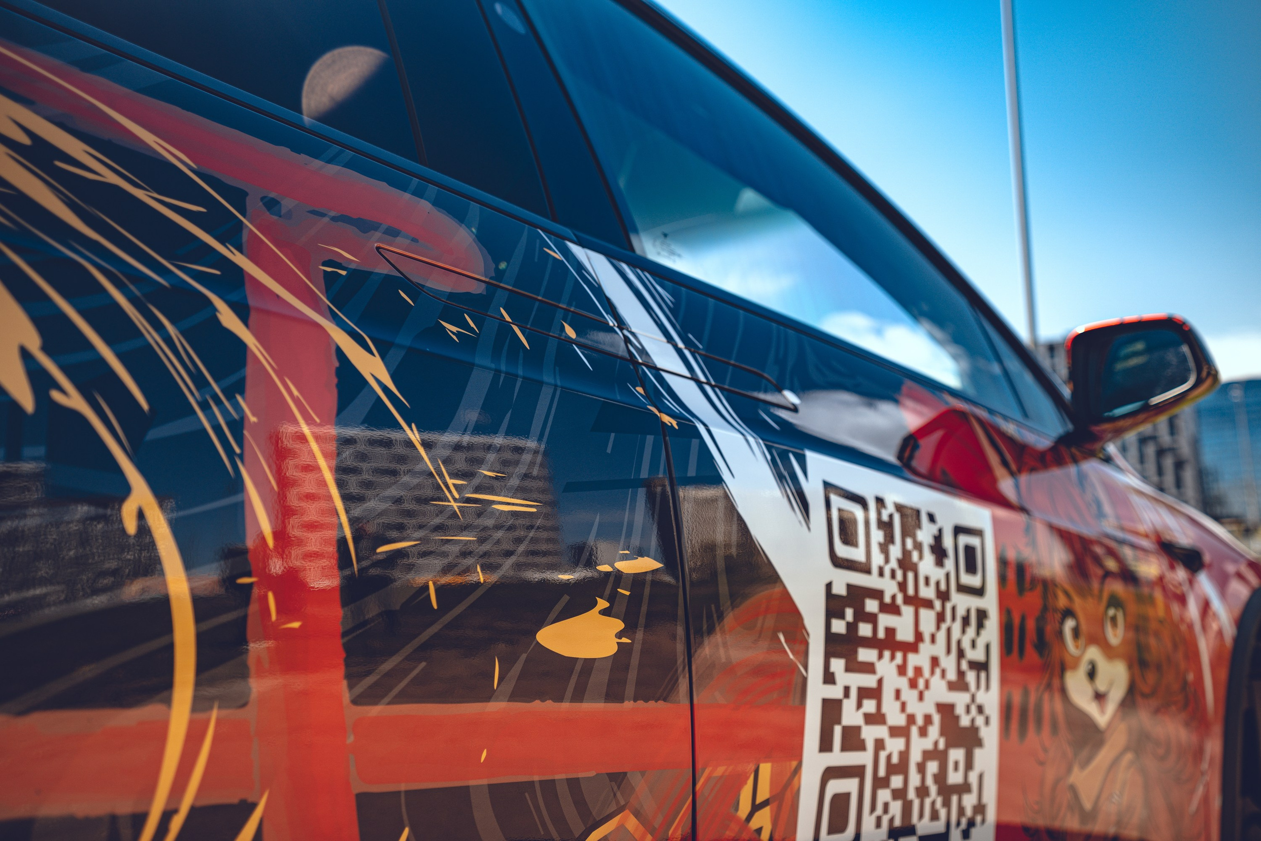 Винилография на Tesla Model X Plaid. Студия дизайна и оклейки авто Barmaley Design