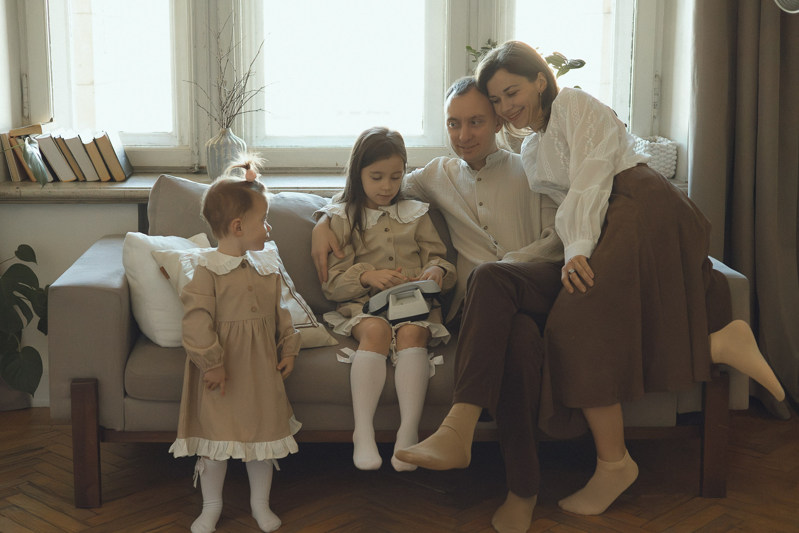 Утро перед Рождеством. Семейный фотограф в Москве Анастасия Марти