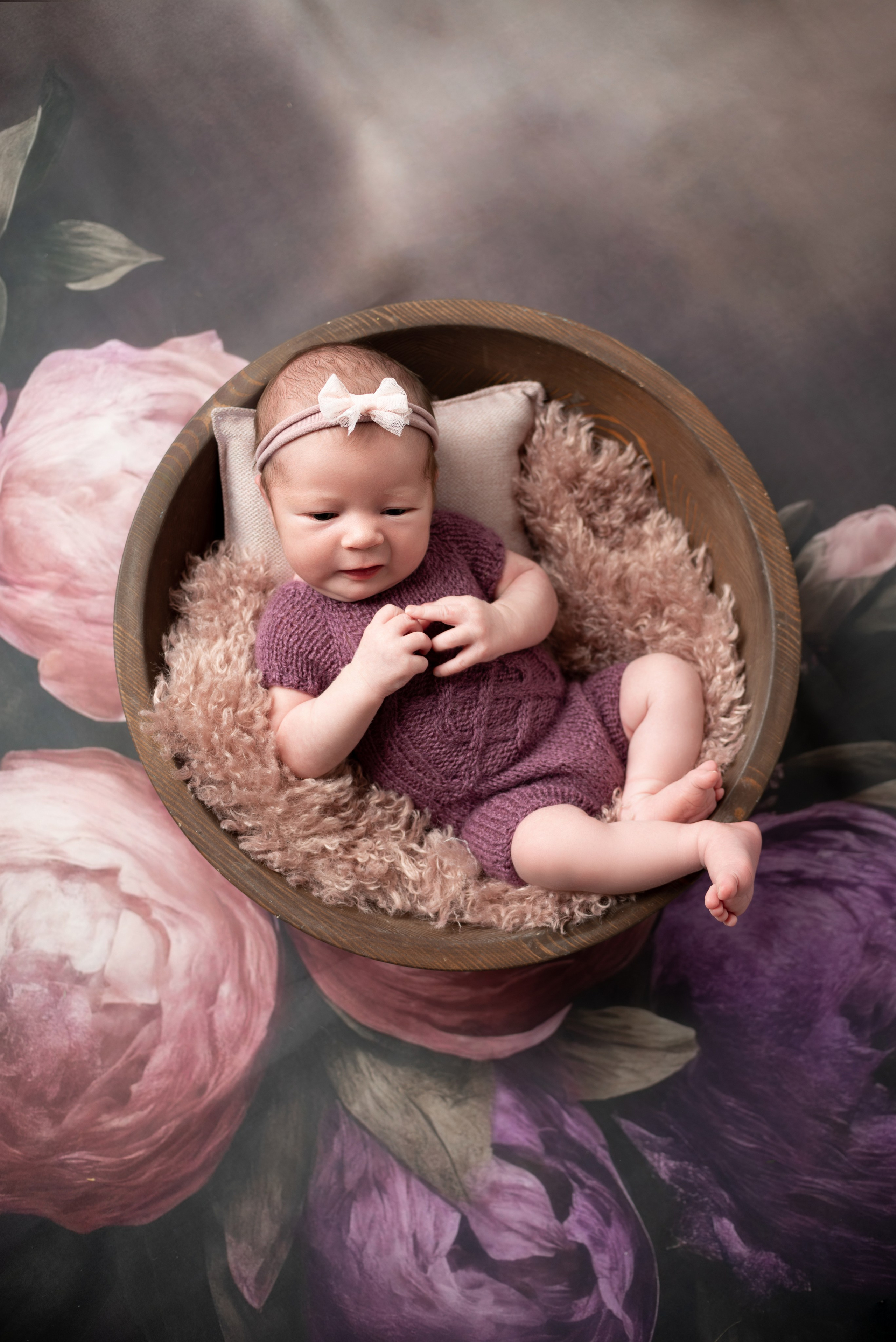Ньюборн пакет Крепыш малышка Маргарита. Фотограф новорожденных в Нижневартовске Лара Курдюкова
