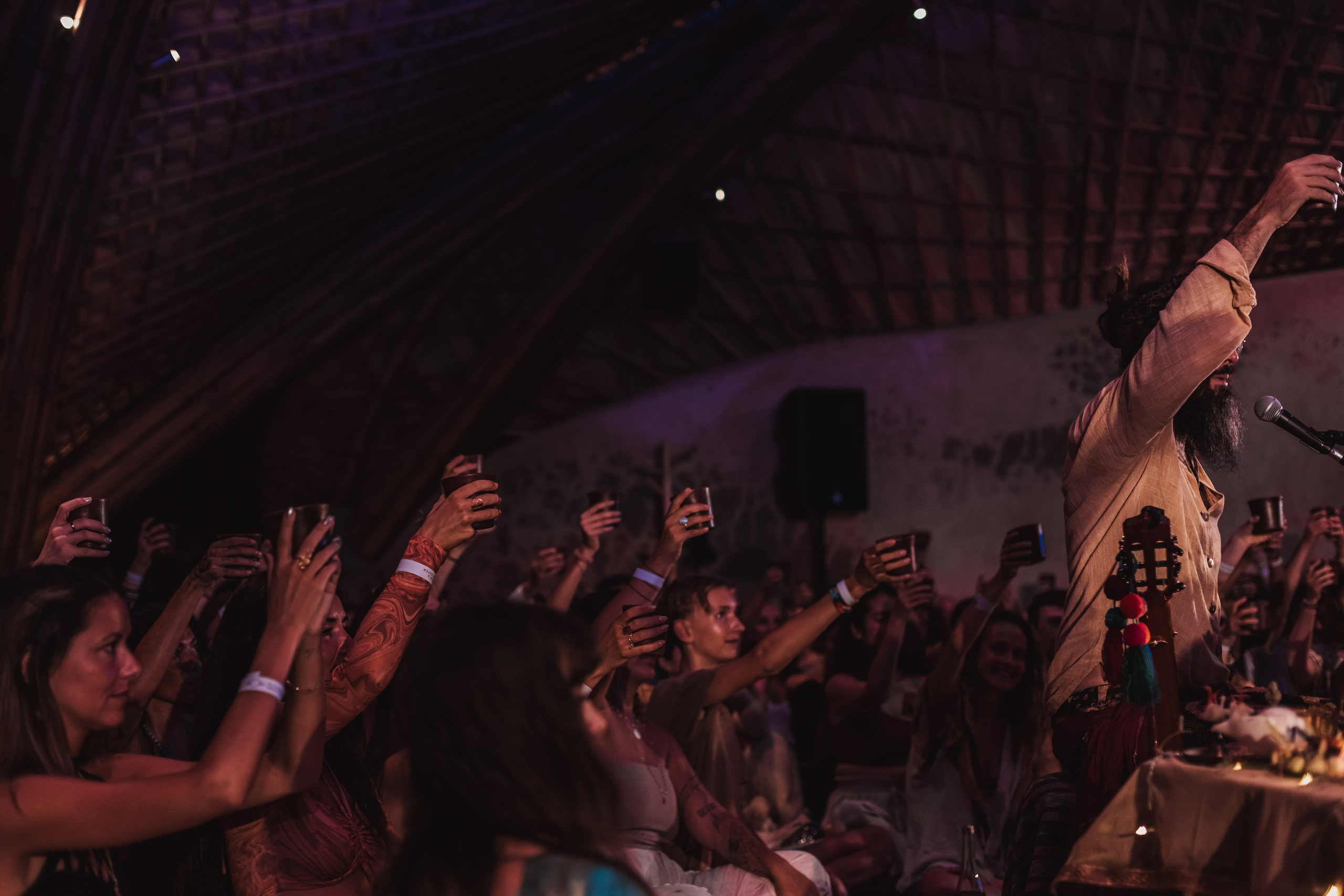 Hanuman Project kirtan at Alchemy april. Mariam Bagdasaryan