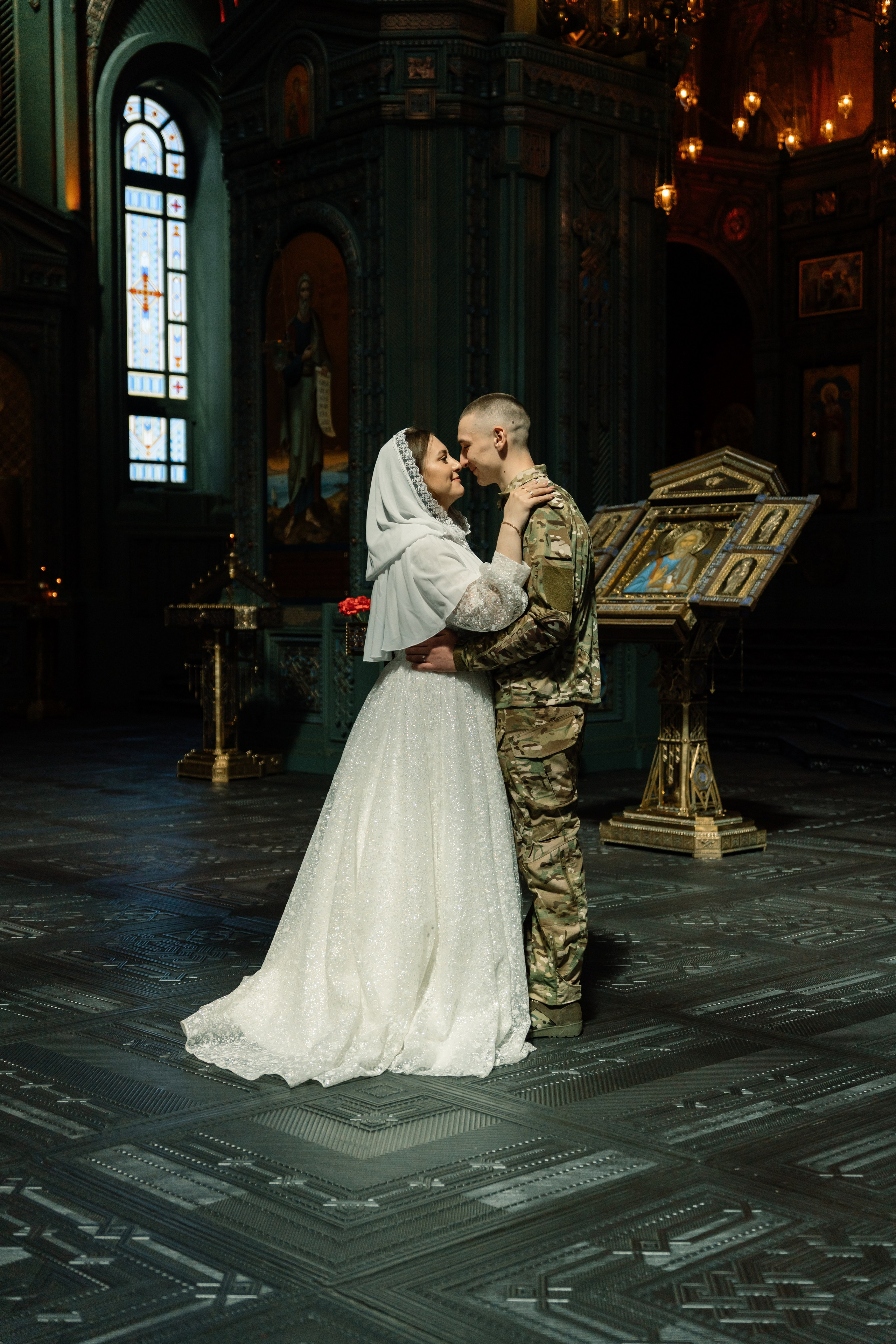 Венчание в Главном храме вооруженных сил (Патриот). Семейный фотограф Одинцово Москва Наталия Черенкова