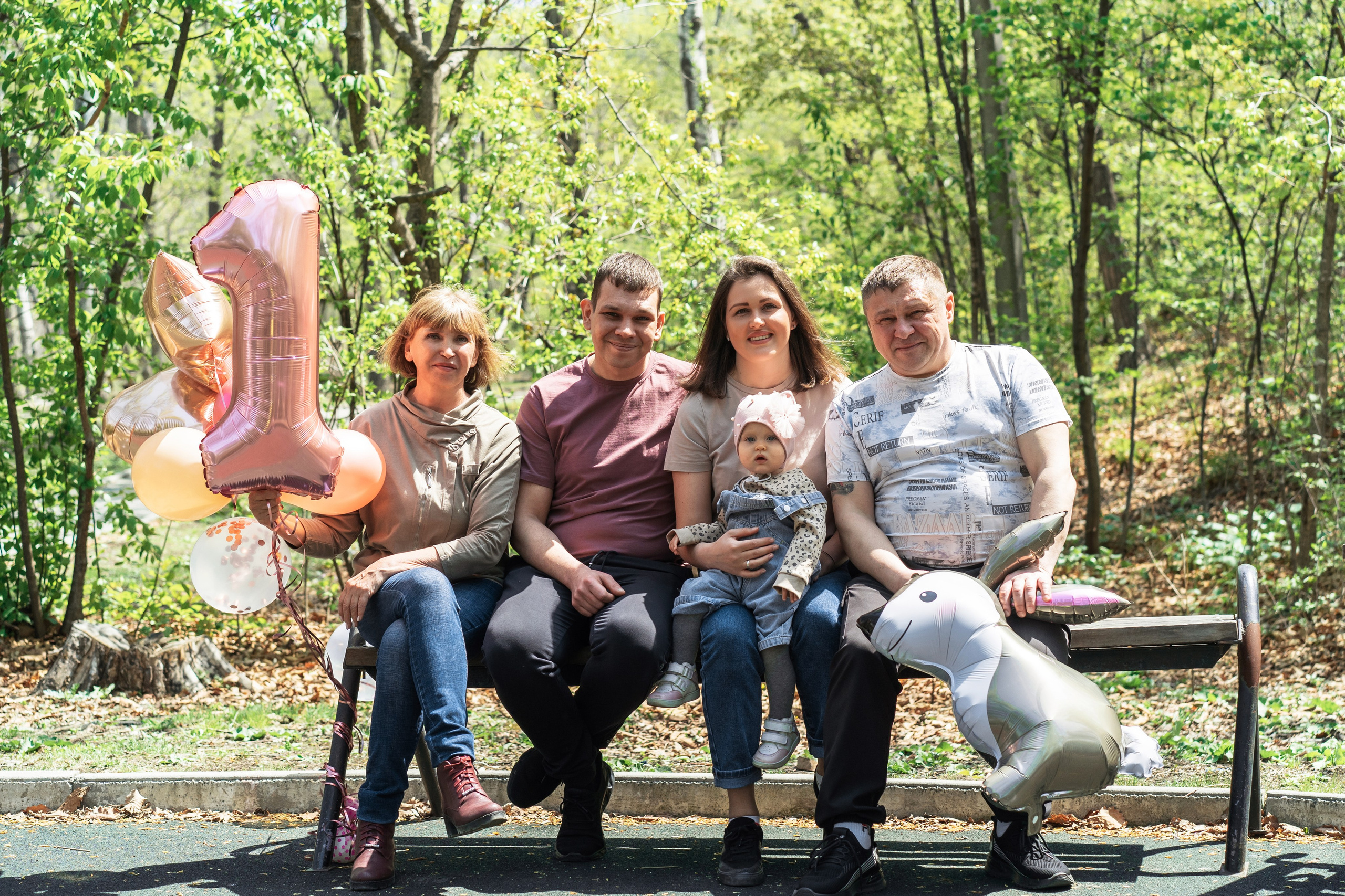 День рождения в парке. Семейный и детский фотограф во Владивостоке Мария Гой