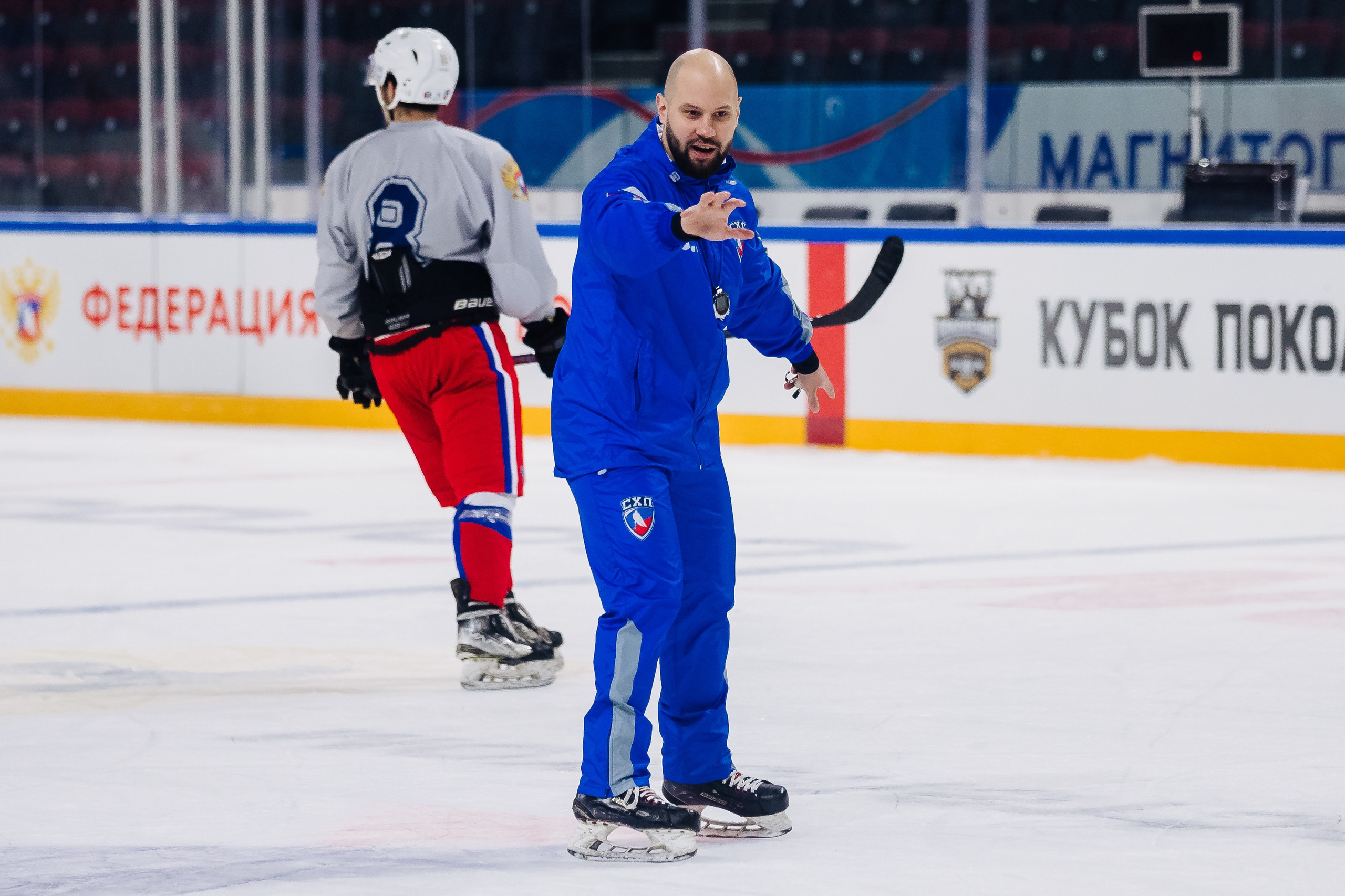 Тренировка сборной СХЛ // 14.02.25. Денис Прохоров Фотограф в г. Магнитогорск