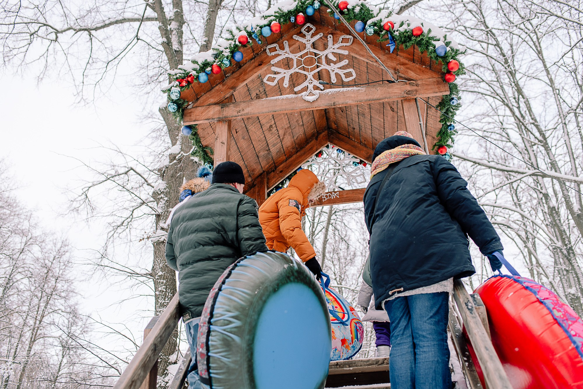 Ева, снежинки, ватрушки. Семейный и свадебный фотограф в Рязани Лиза Голованова