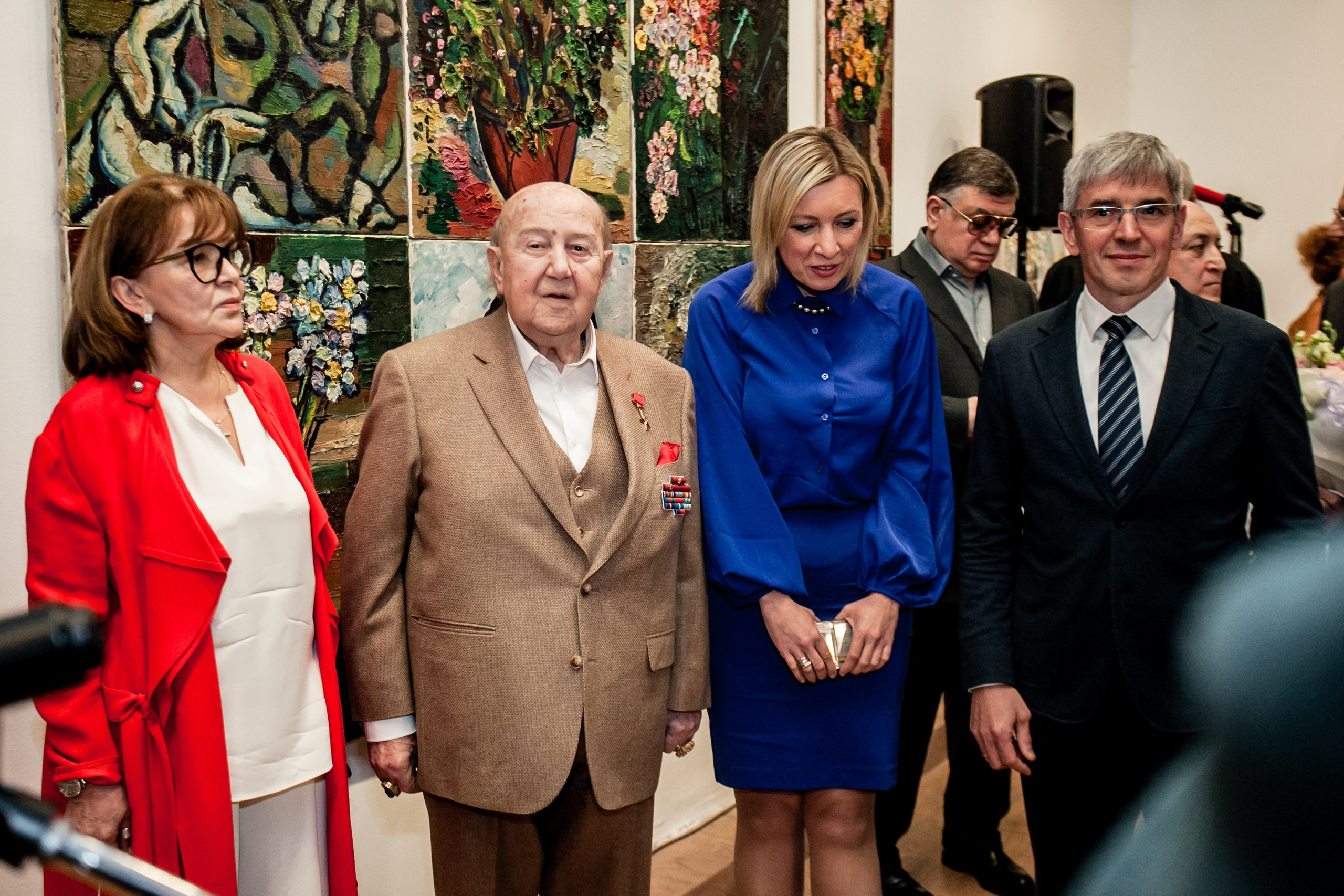 Открытие выставки Зураба Церетели. Art photographer Nino