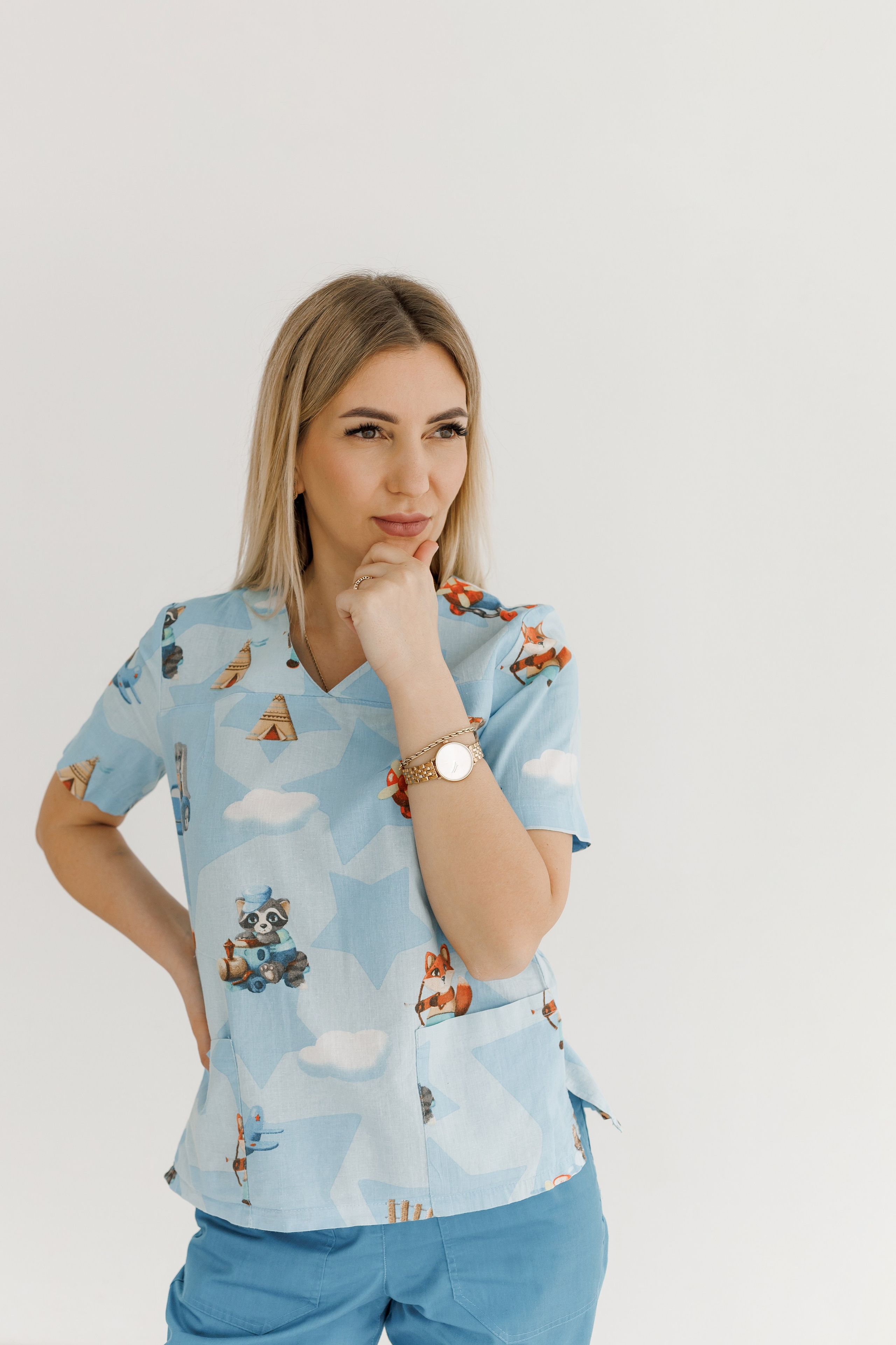 анна островская съёмка нейропсихолога в студии портрет