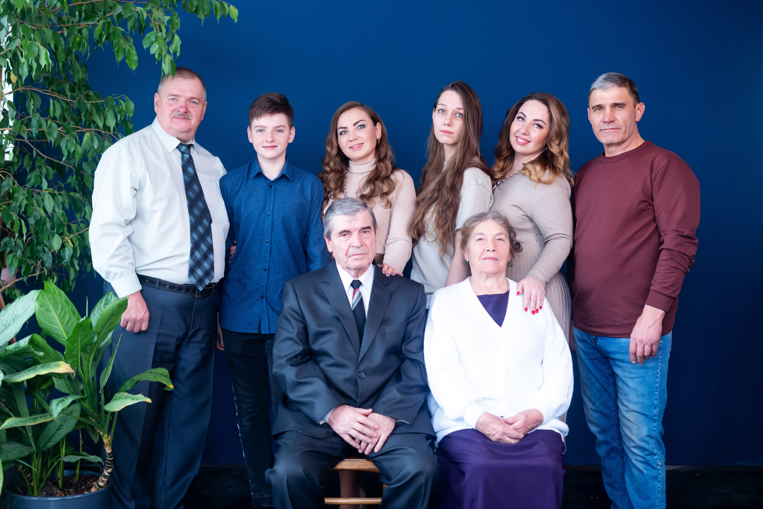 Фотограф Оренбург, Анастасия Купавцева, фотосессии больших семей, фотостудия