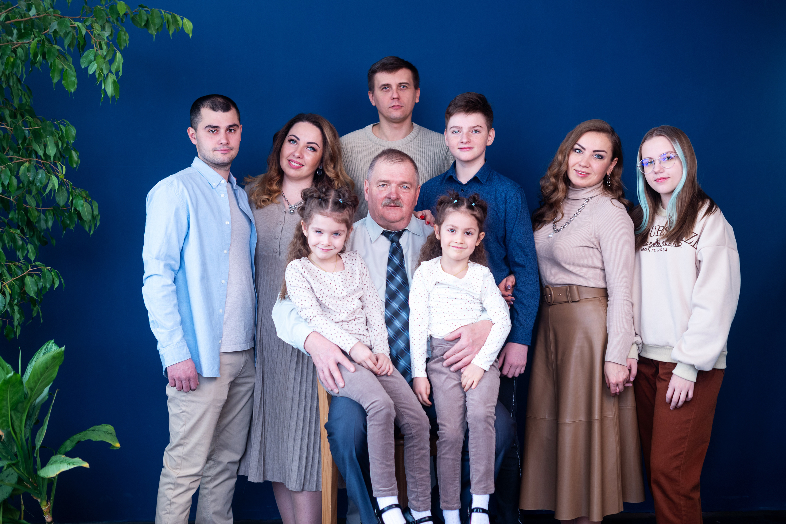 Фотограф Оренбург, Анастасия Купавцева, фотосессии больших семей, фотостудия