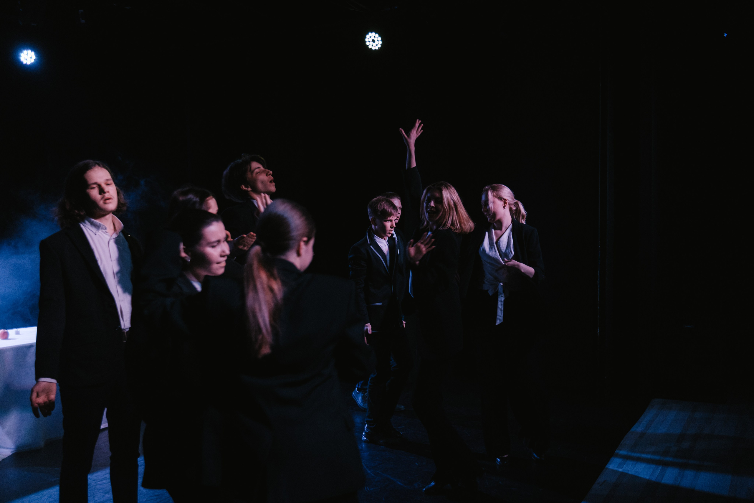 Детская театральная студия «Ирбис», спектакль. Репортажный и портретный фотограф в Москве Илья Спиридонов