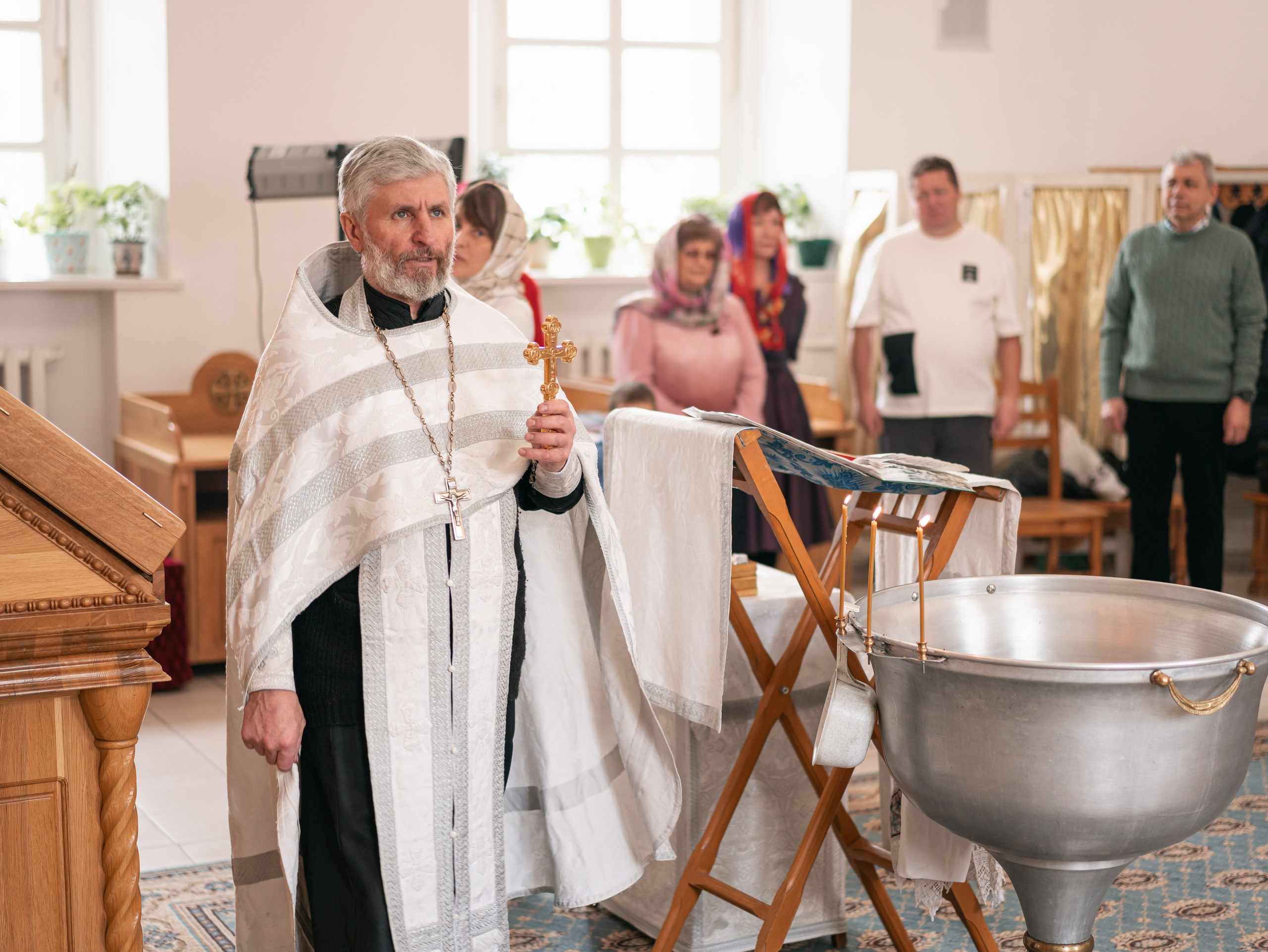 Крещение 16.03.24. Фотограф Москва