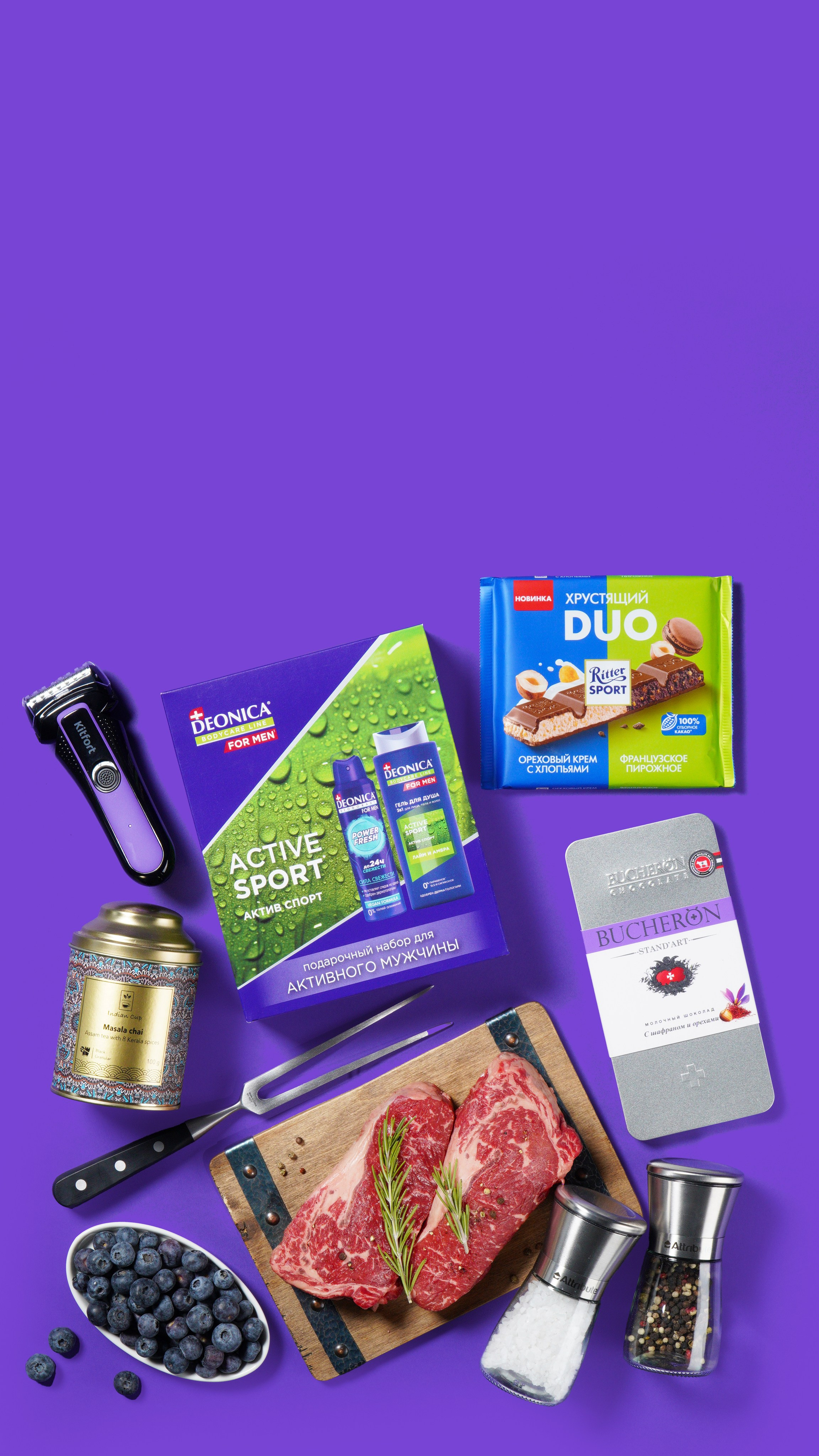 X5 Group баннеры для приложений на гендерные праздники. Фудфотограф, фудстилист и сет дизайнер в Москве Алена Синицына