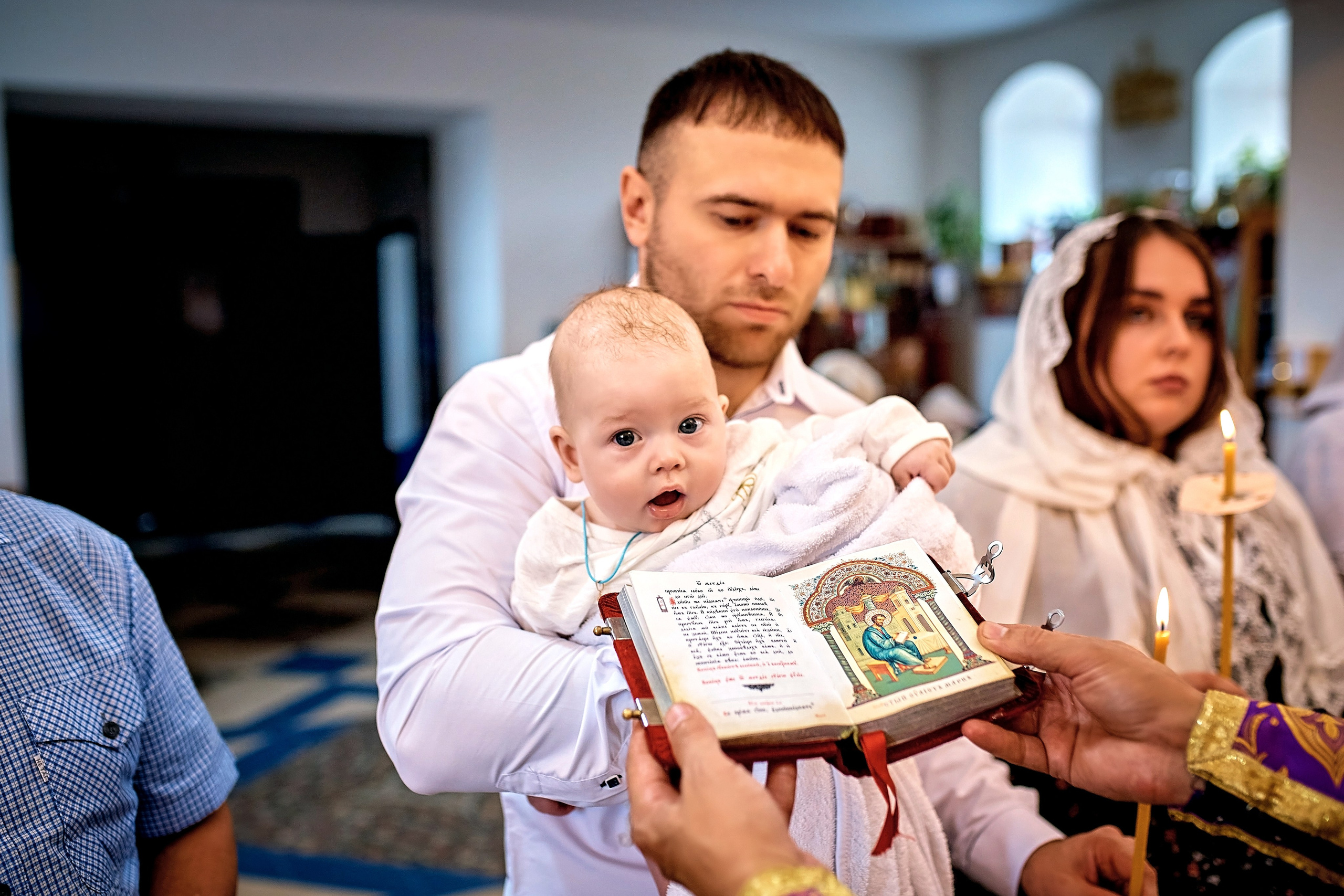 Таинство Крещения Арсения с. Павловск. Фотограф на Крещение и Венчание в Барнауле